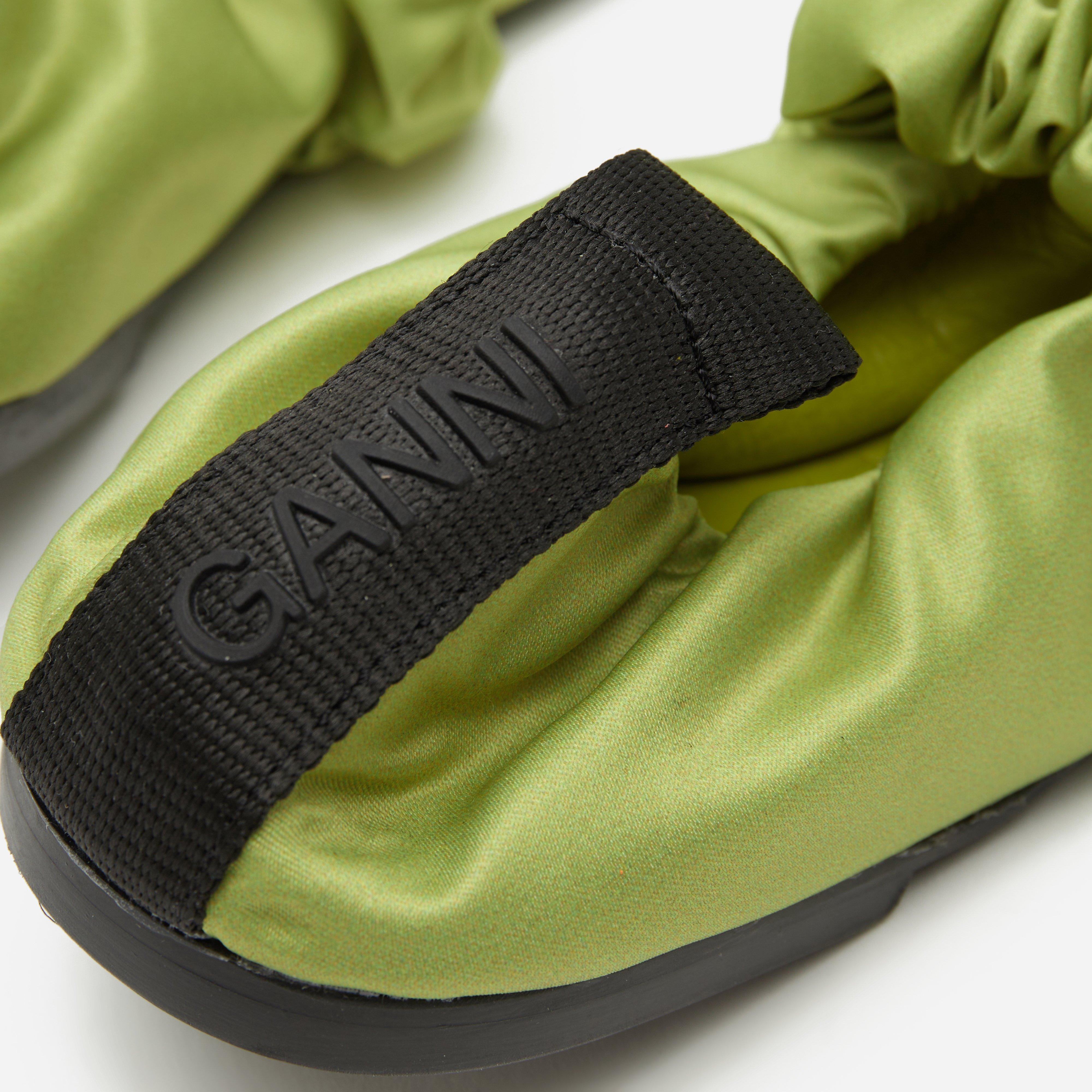 GANNI Scrunchie Ballerinas