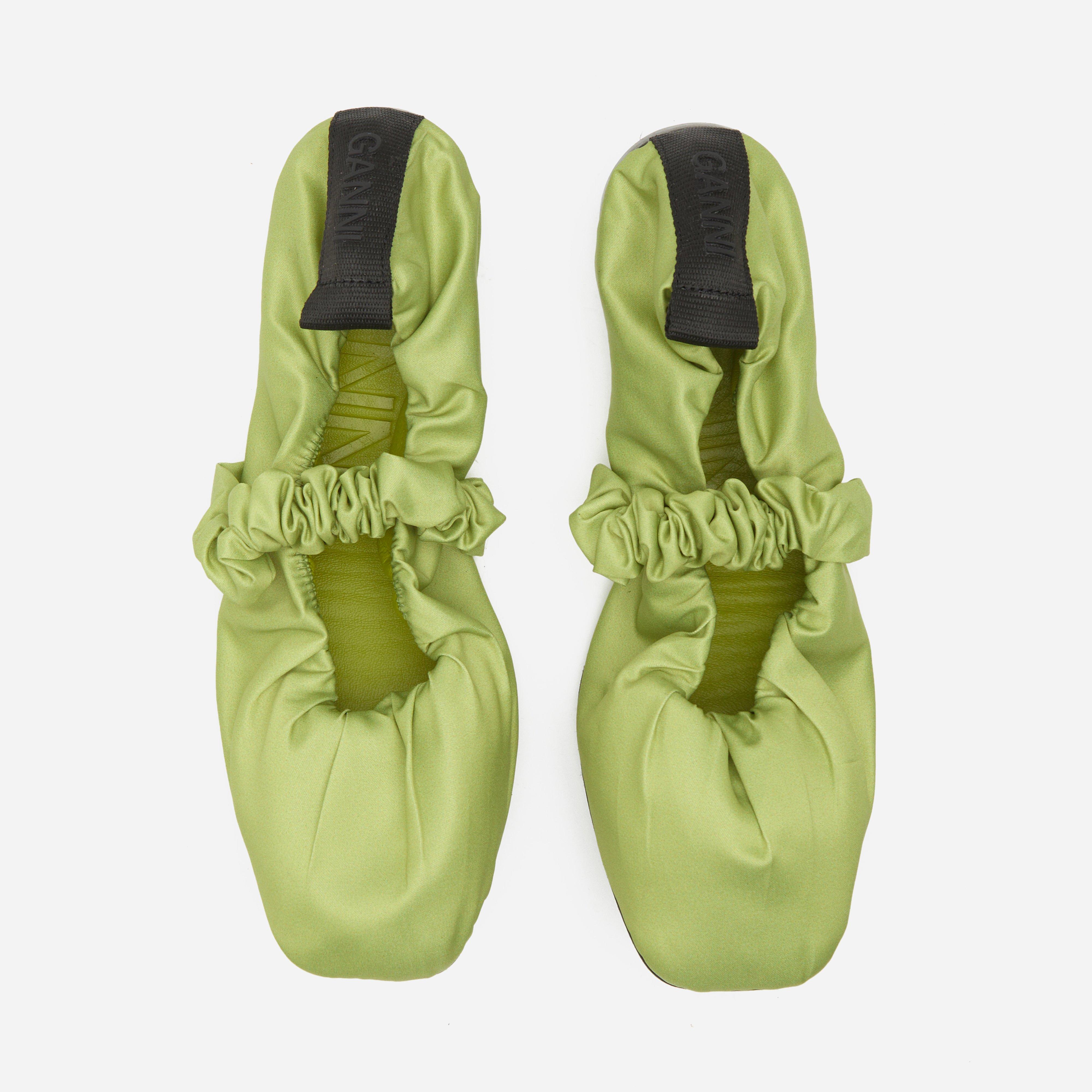 GANNI Scrunchie Ballerinas