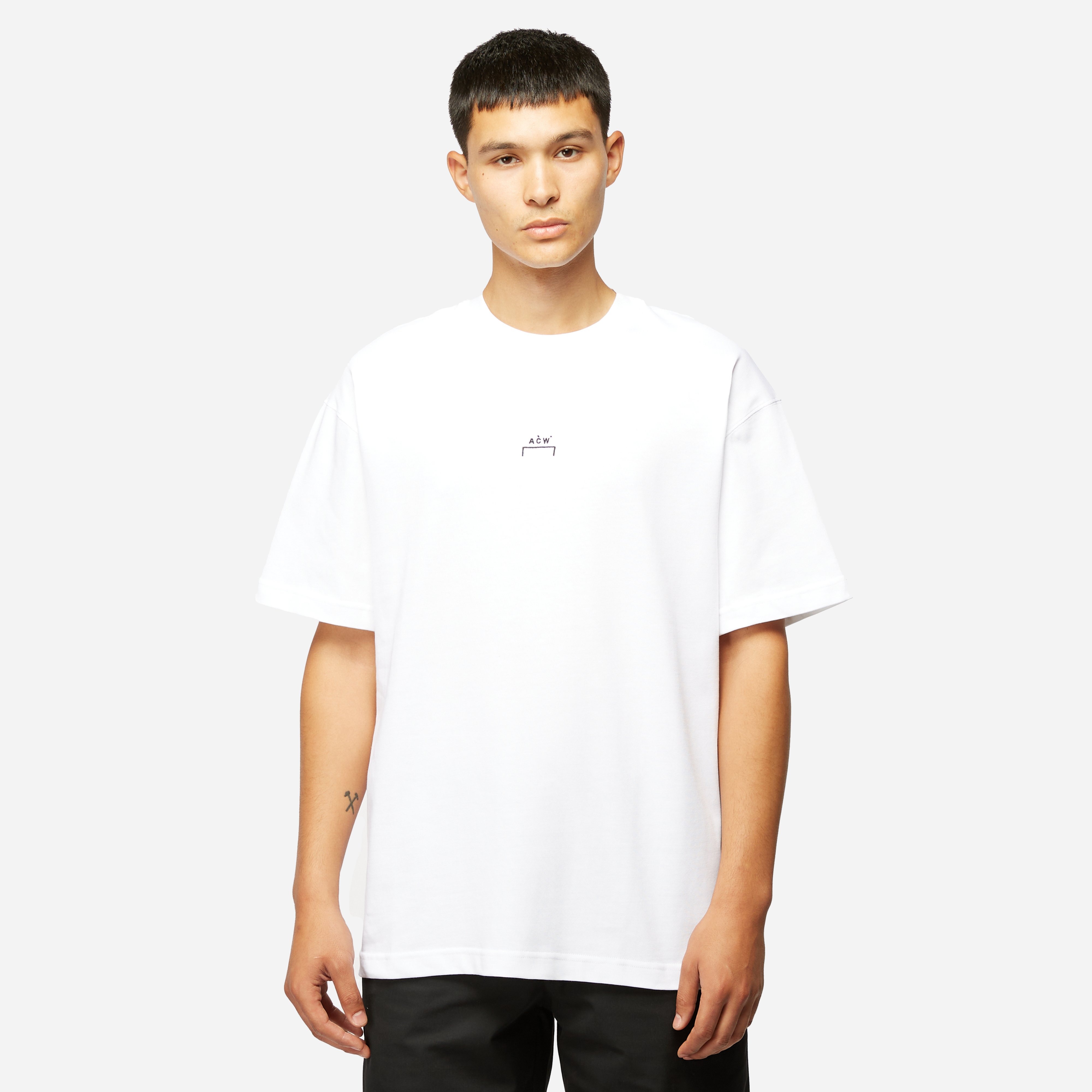White A-COLD-WALL Essential T-Shirt | HIP