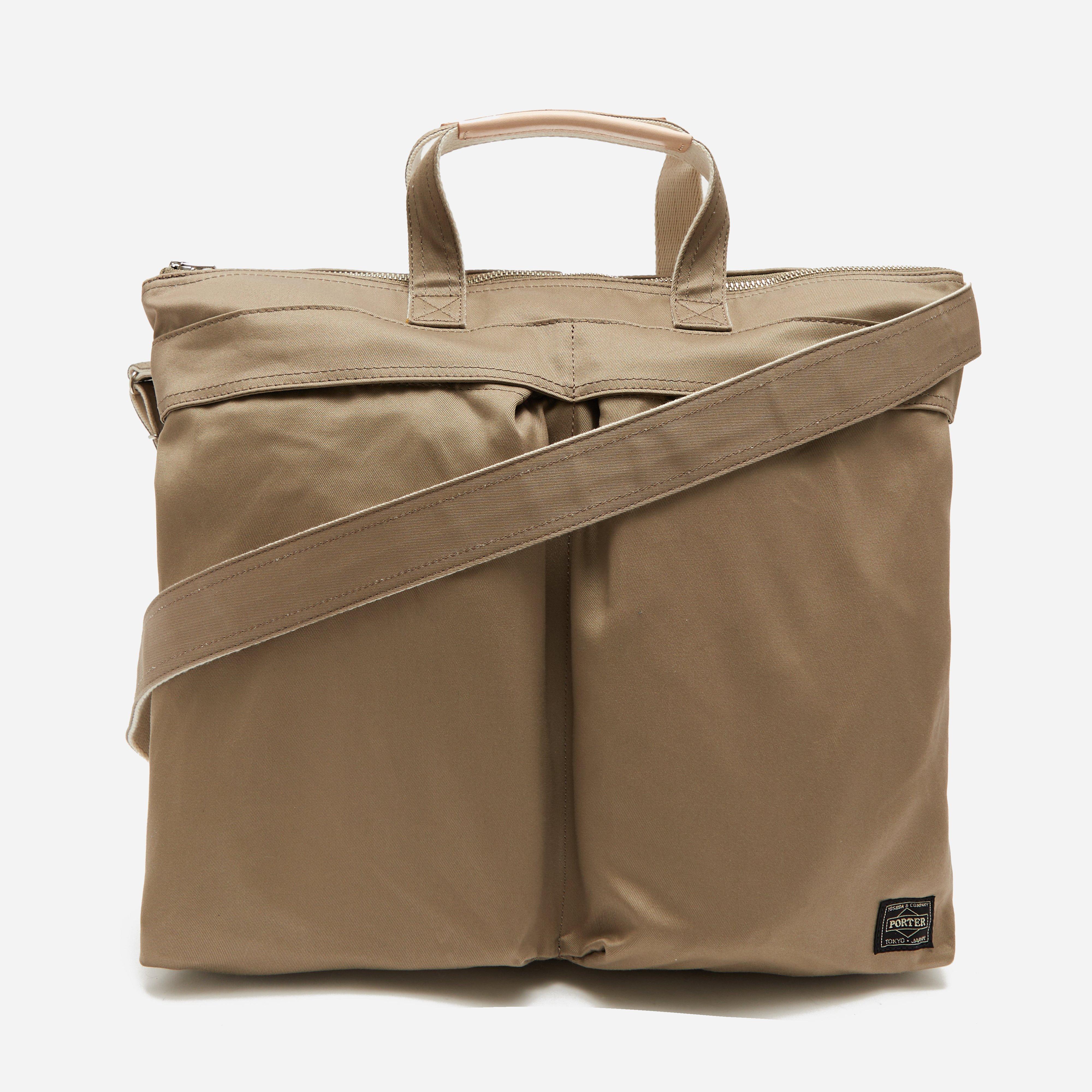 Beige Porter-Yoshida & Co. Two-Way Helmet Bag | HIP