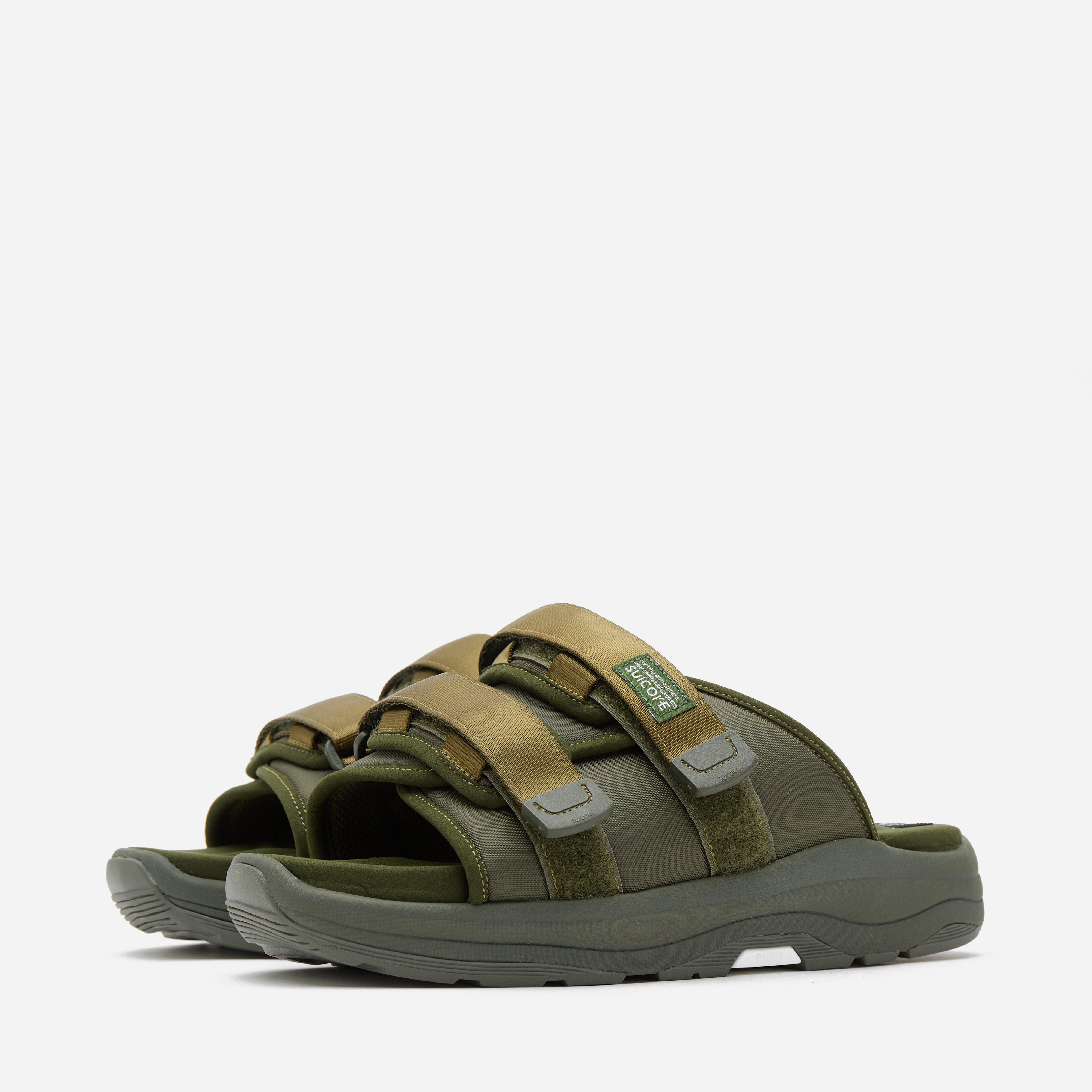 Green Suicoke Moto Run Sandal HIP