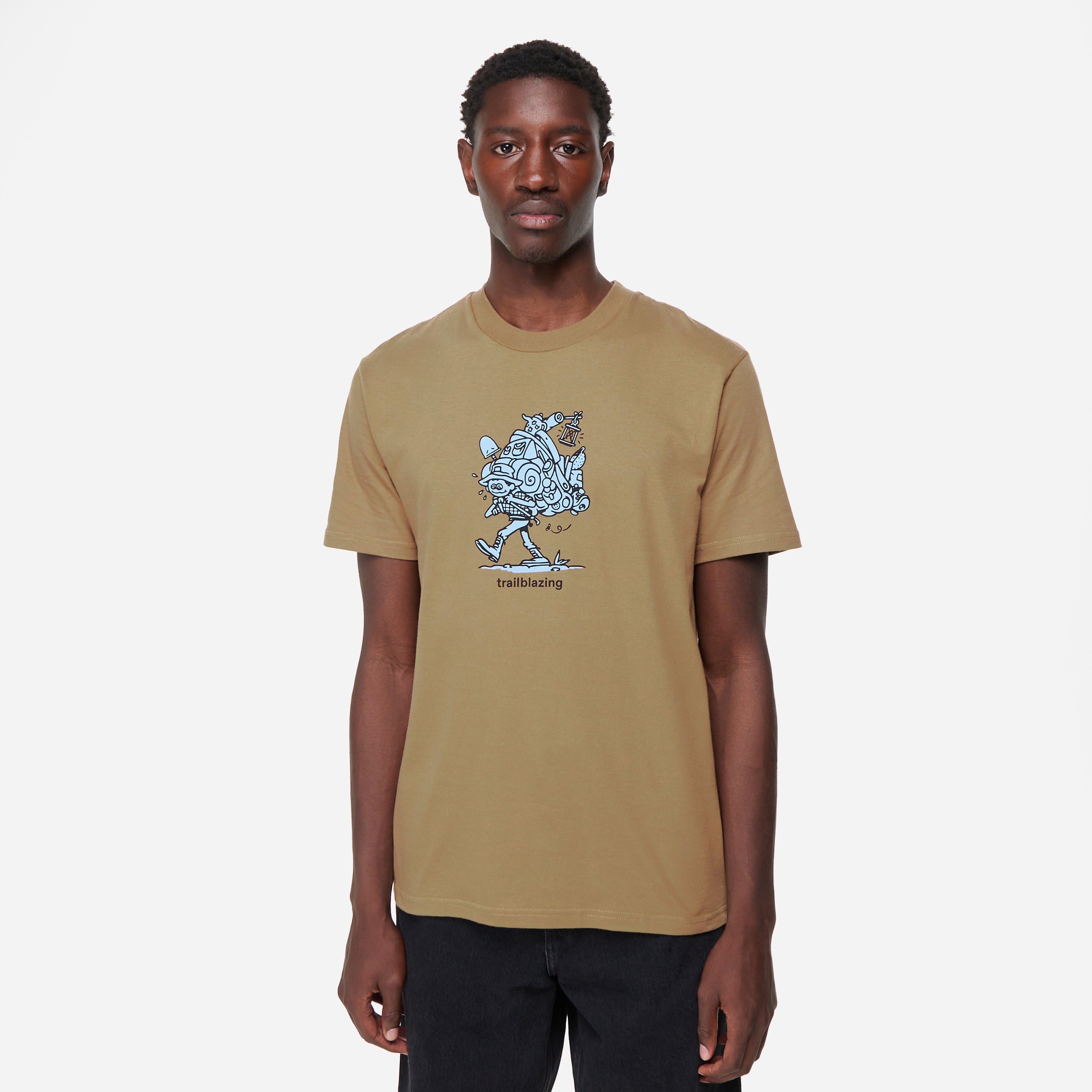 Beige Carhartt WIP Trailblazer T-Shirt | HIP
