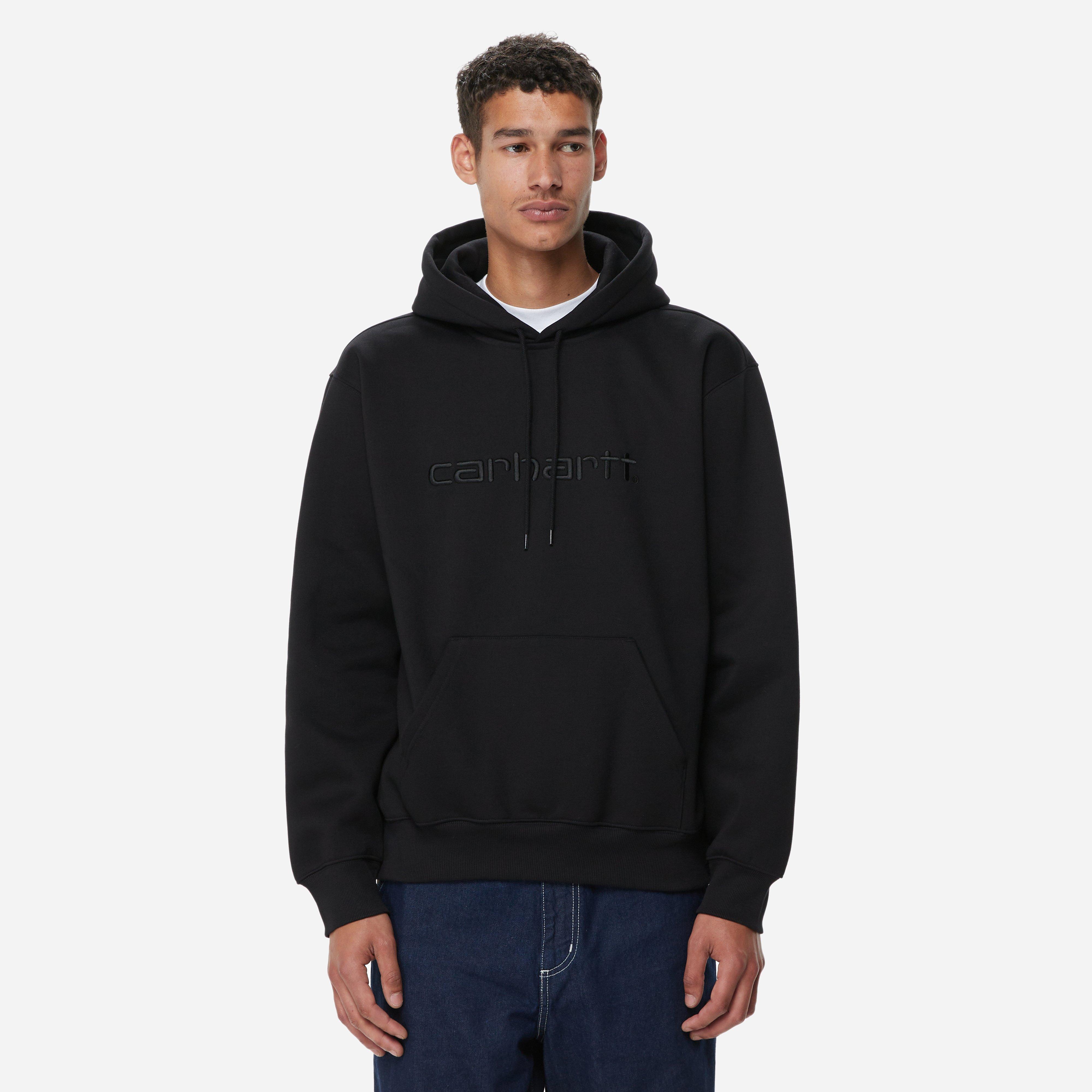 Carhartt wip hot sale hoodie black