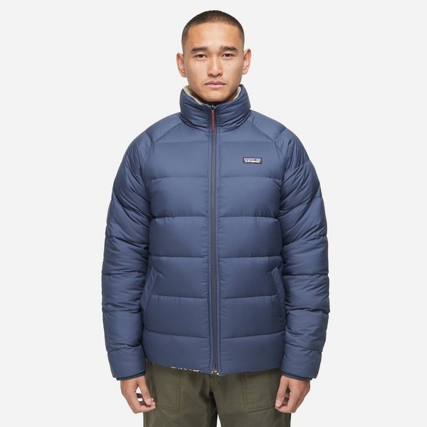 Men's Patagonia Silent Down Reversible Jacket - Wavy Blue Size XL NWT $329