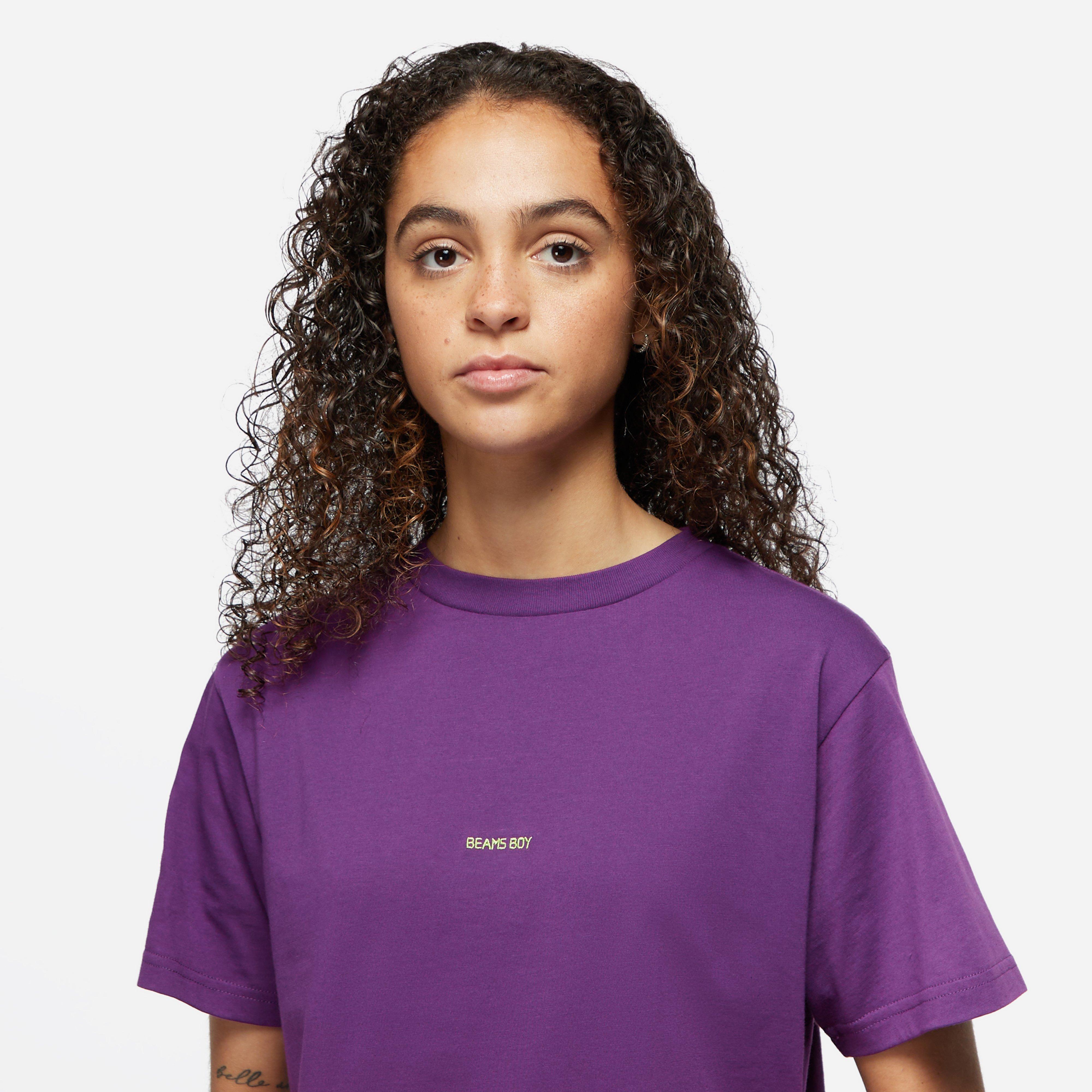 Beams Boy Embroidered T-Shirt Women's