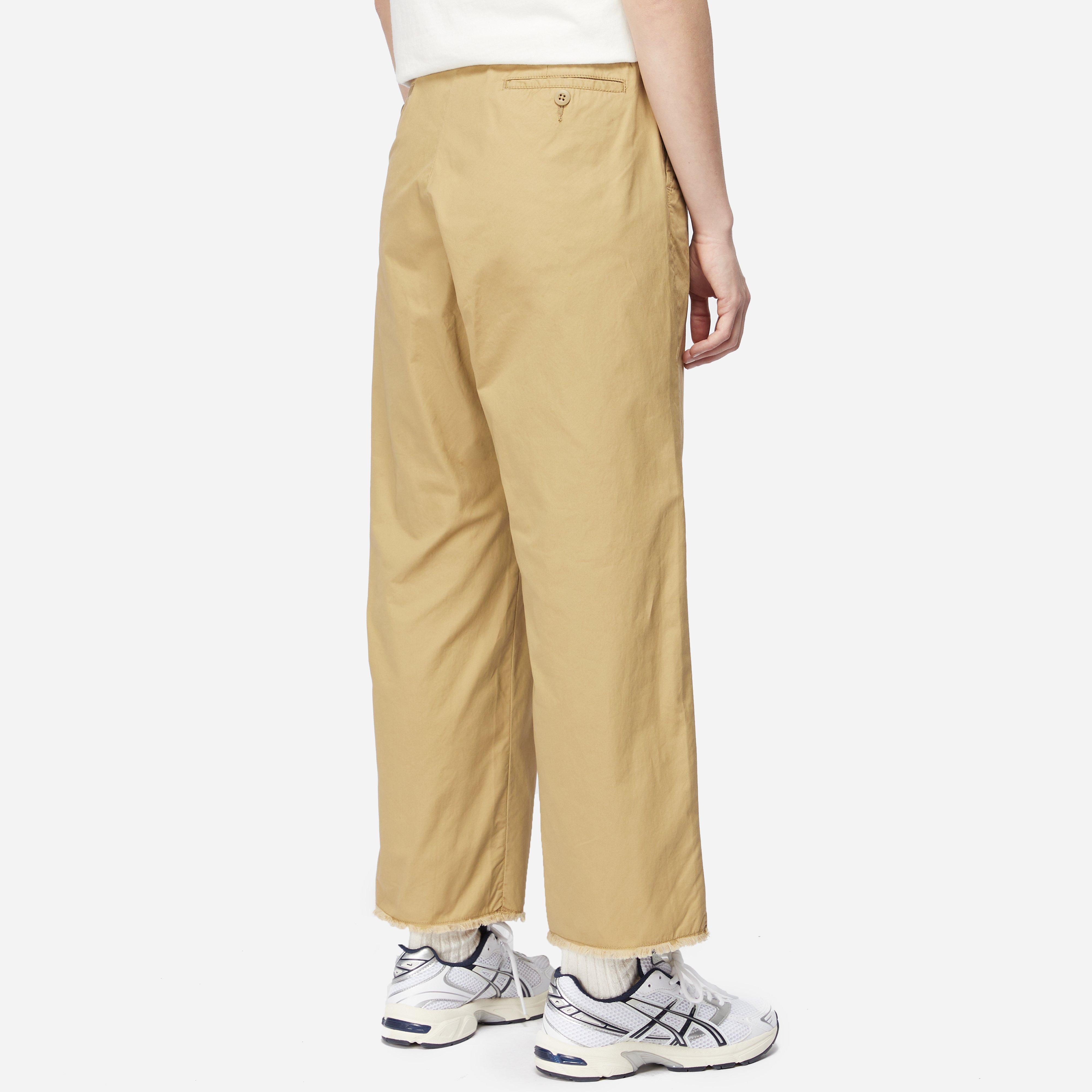 Beams Boy Cut-Off Chino Pant Women's