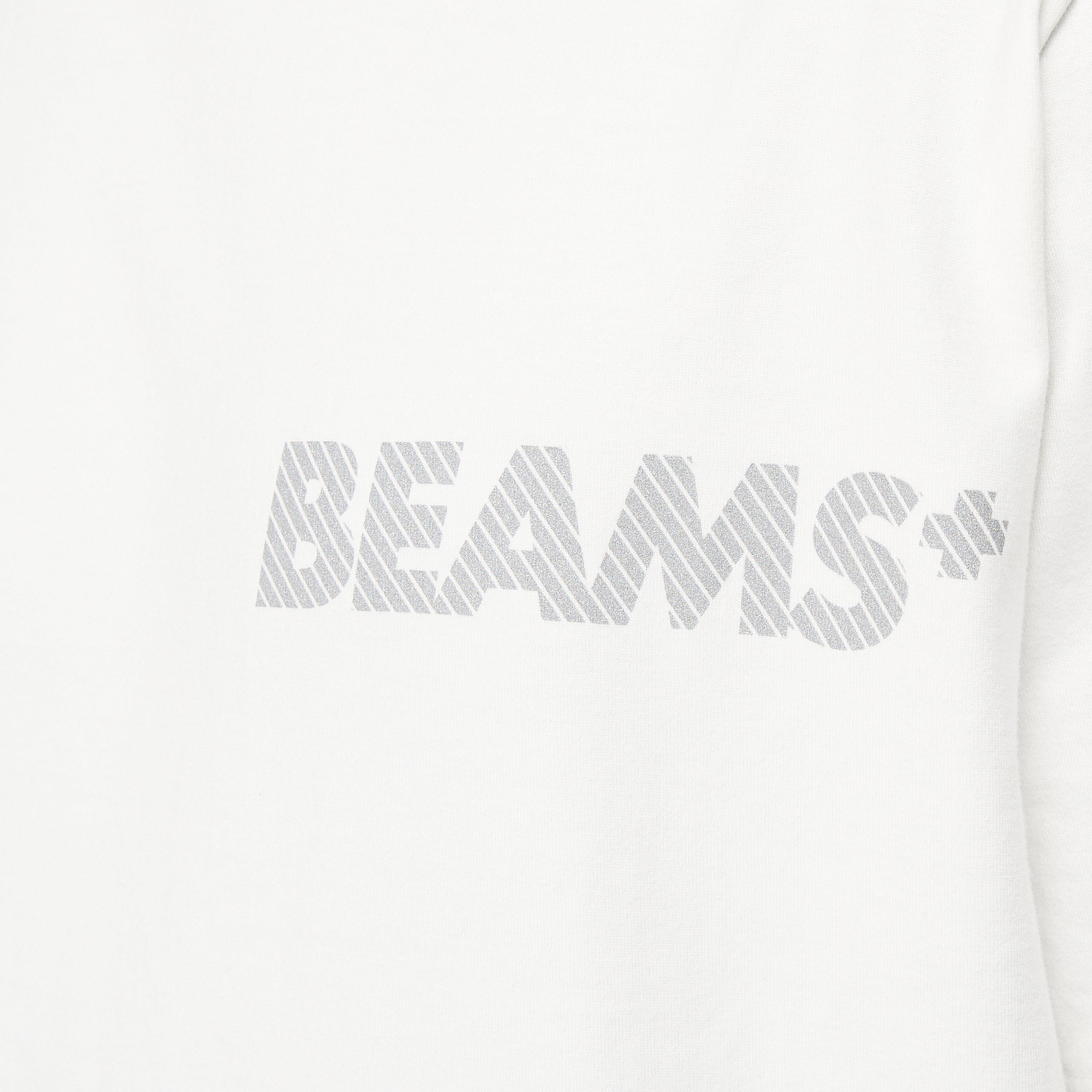 Beams Plus x HIP Reflective Logo Print T-Shirt