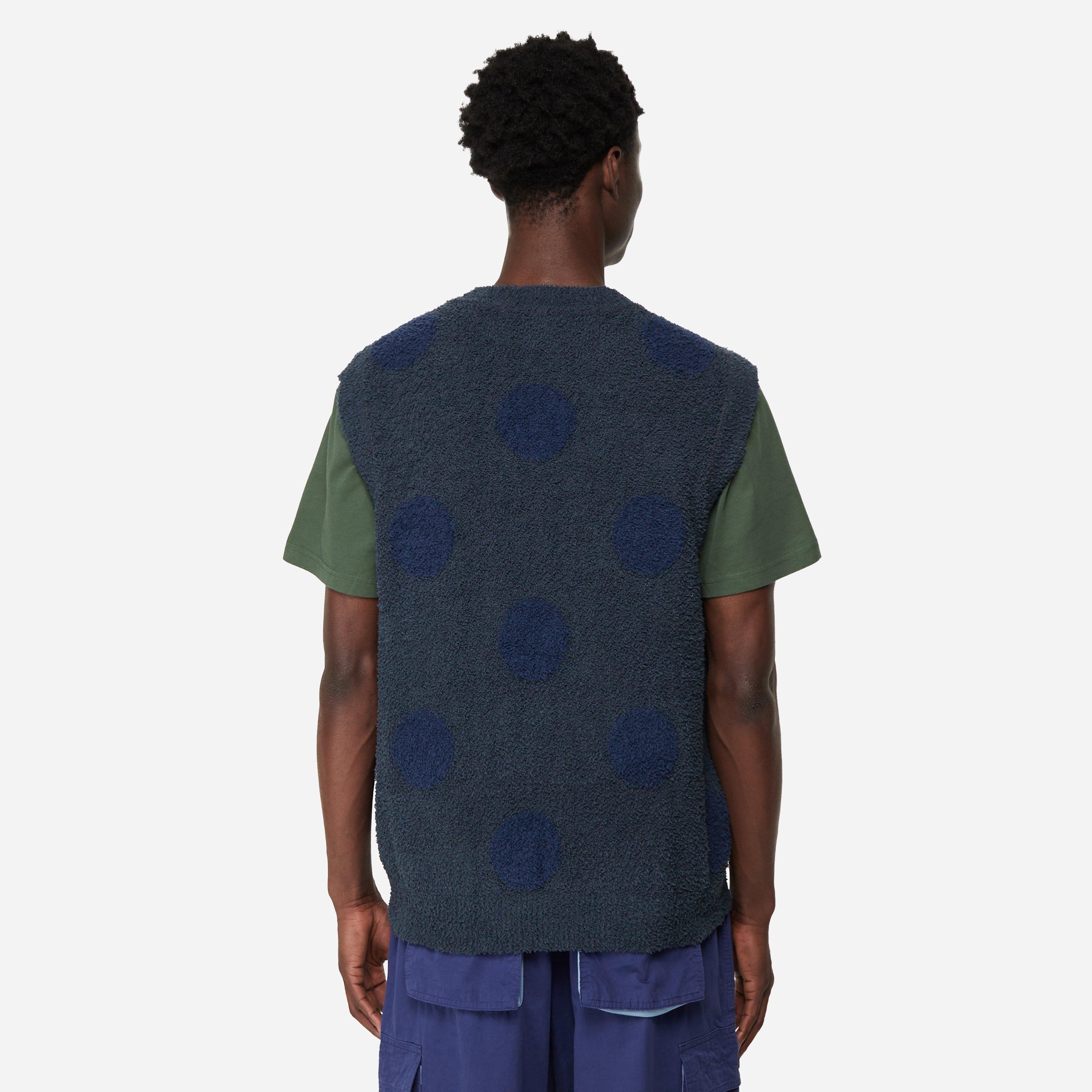 Brain Dead Teddy Fur Dot Knit Vest