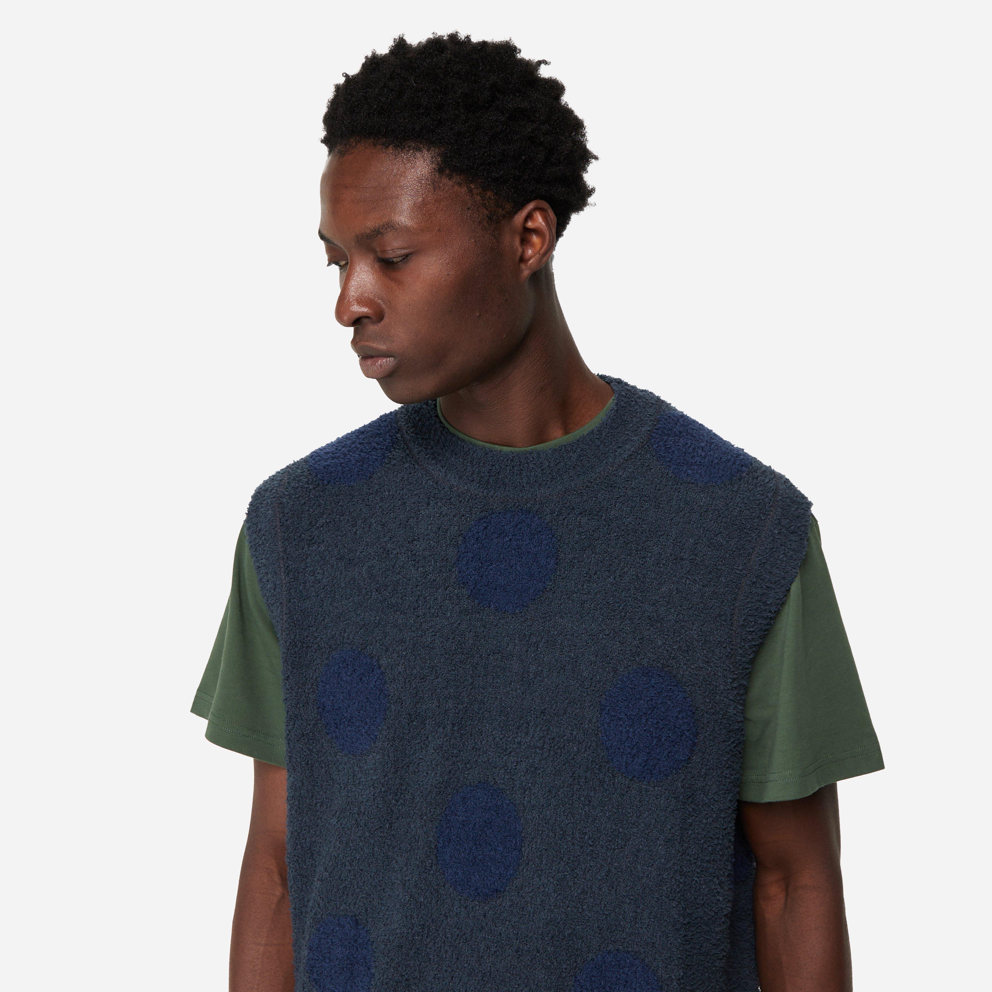 Brain Dead Teddy Fur Dot Knit Vest