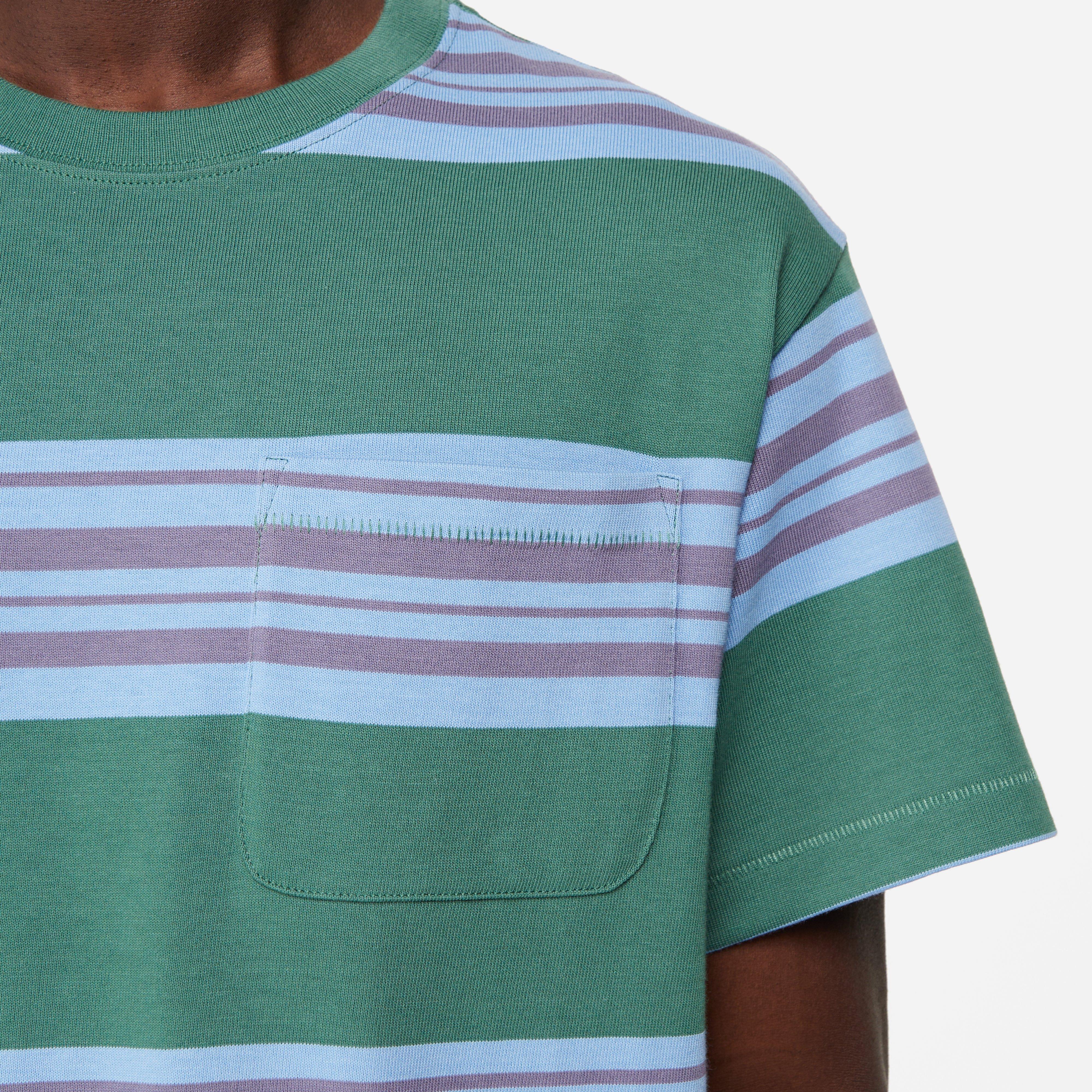 Brain Dead Baker Striped Pocket T-Shirt