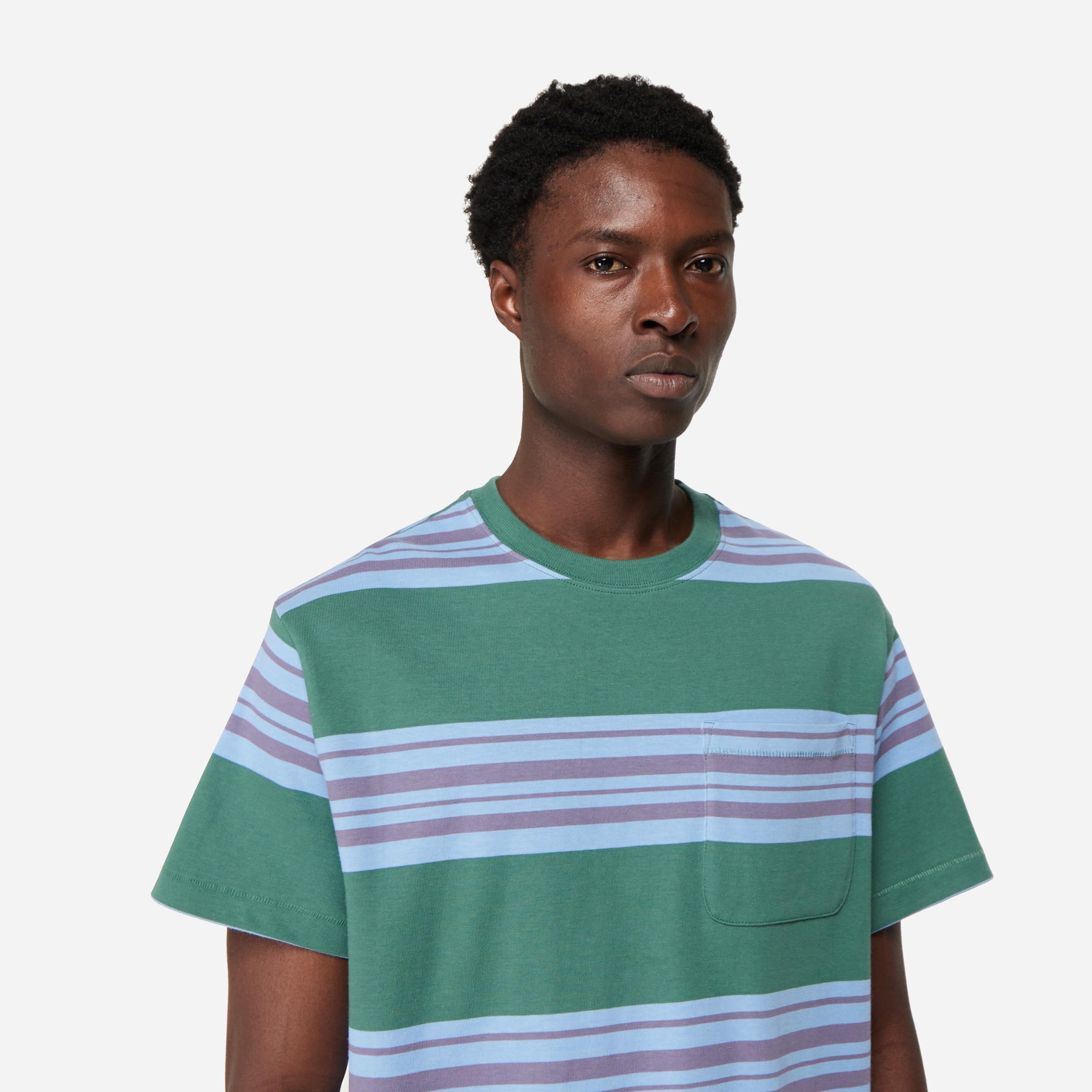 Brain Dead Baker Striped Pocket T-Shirt