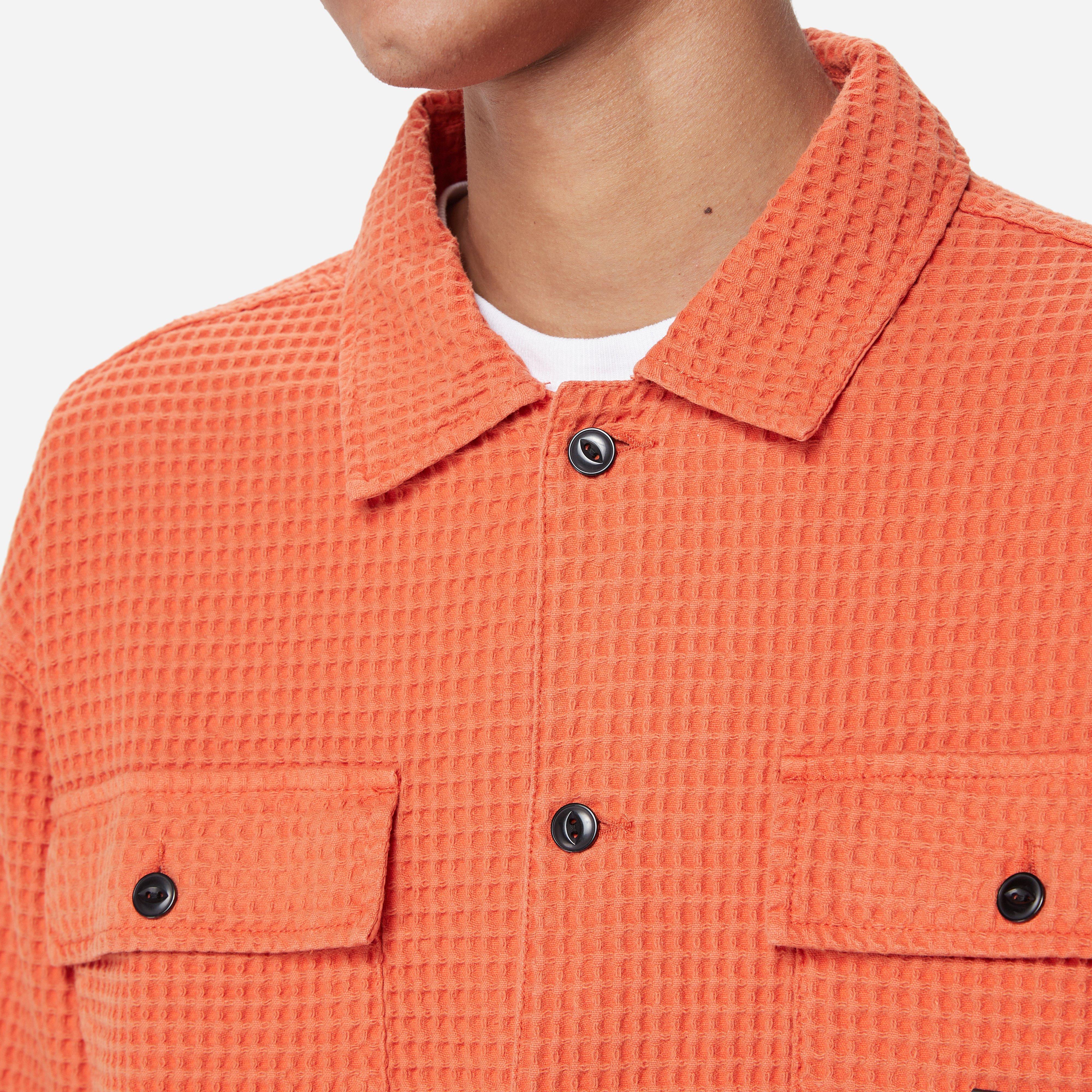 Brain Dead Waffle Snap Shirt