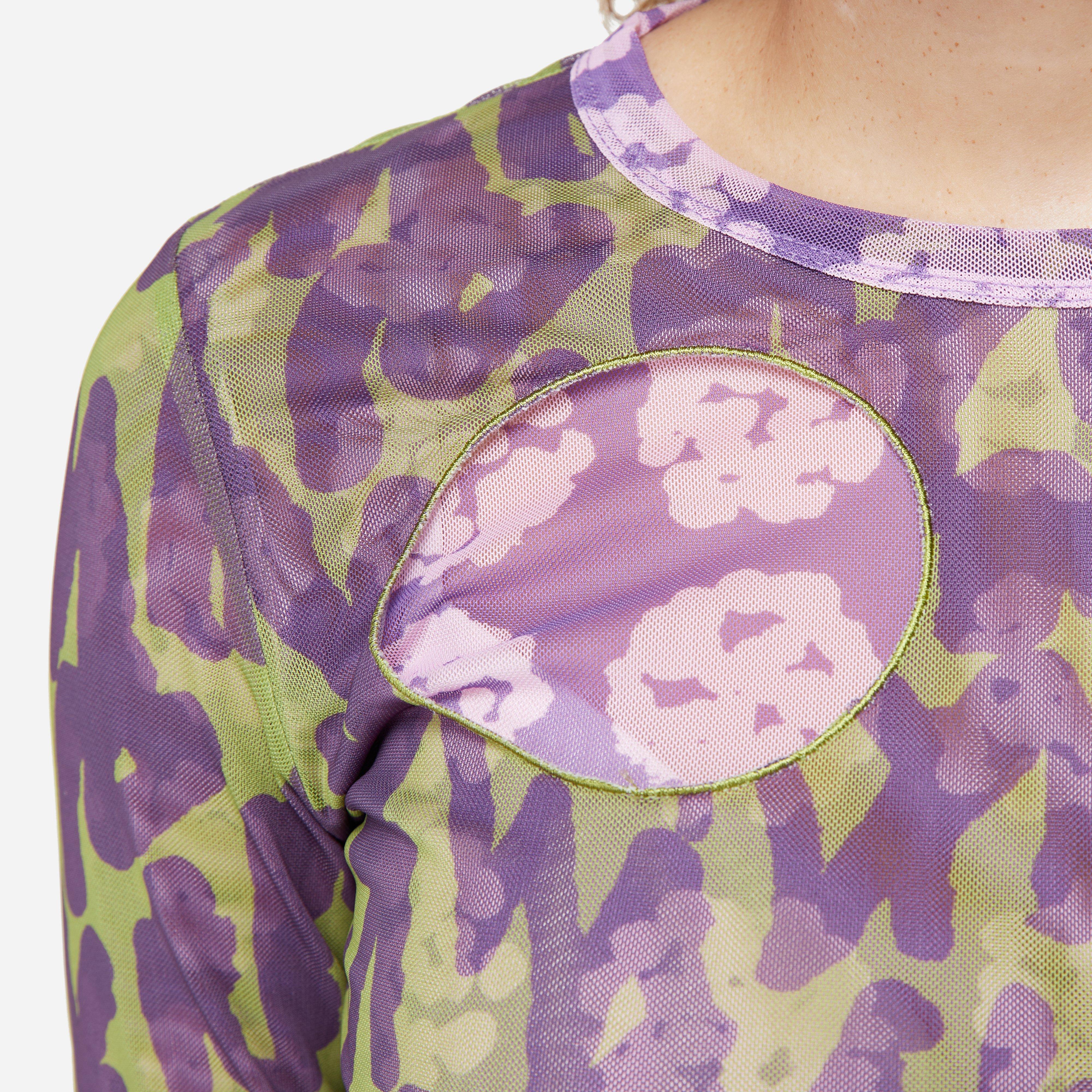 Brain Dead Yumiko Mesh Long Sleeve Top Women's