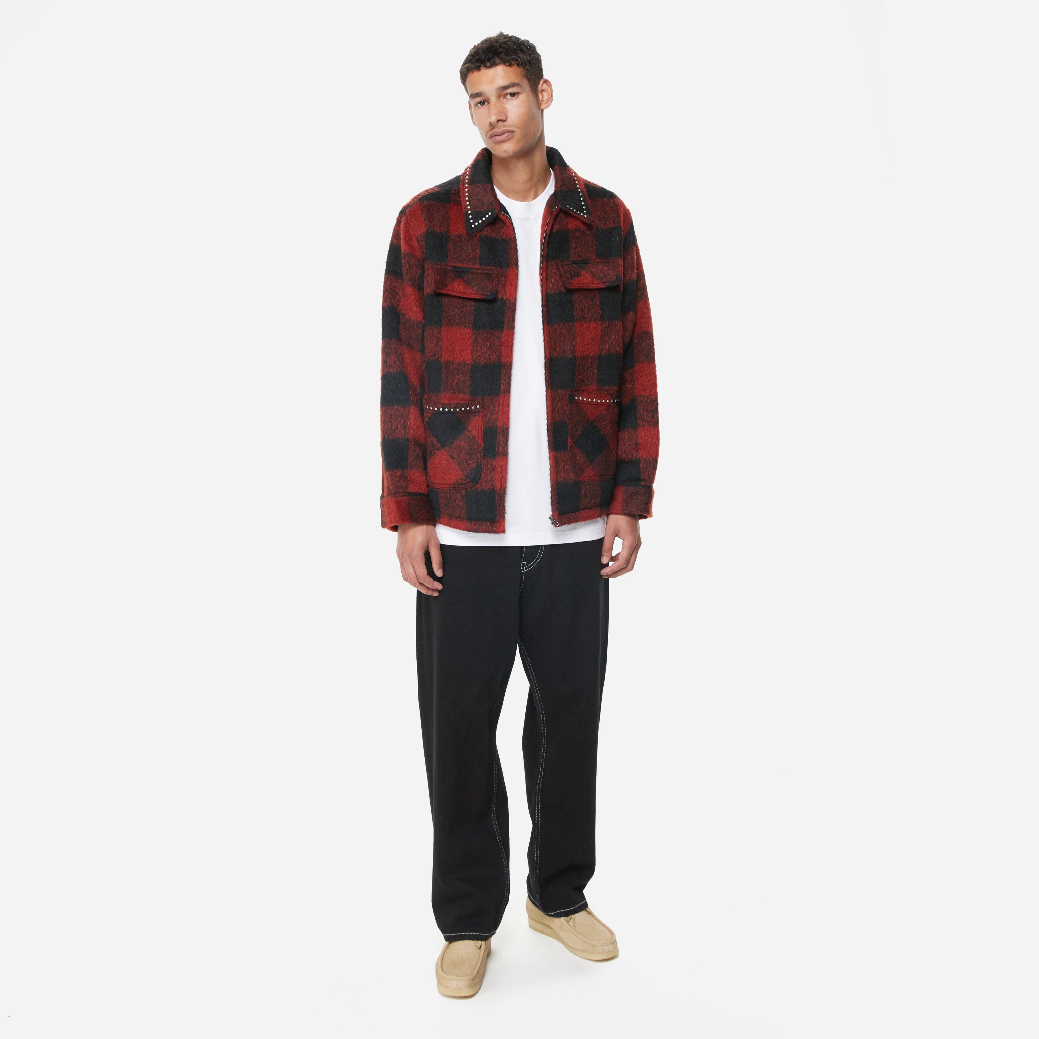 Patta Check Car Coat