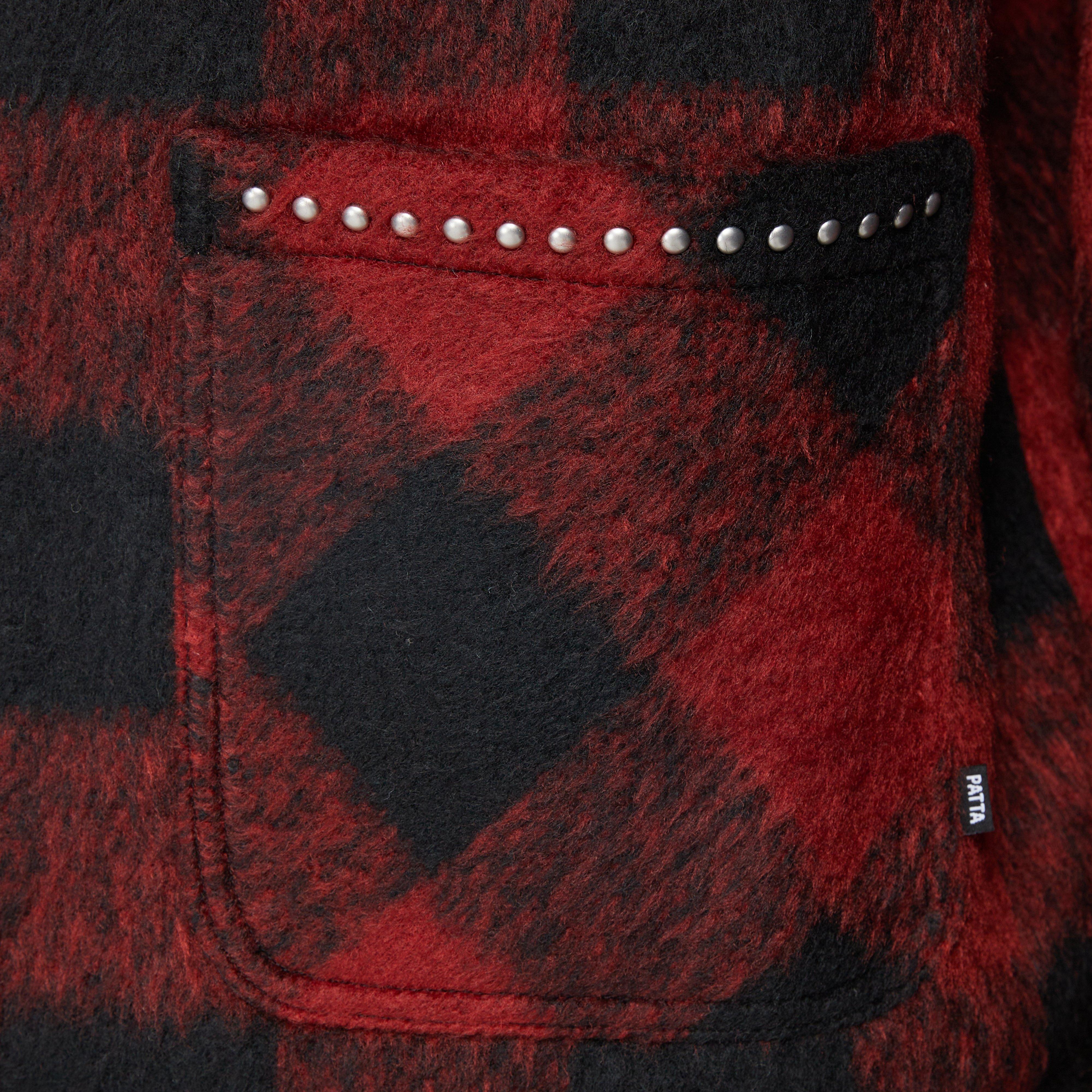 Patta Check Car Coat