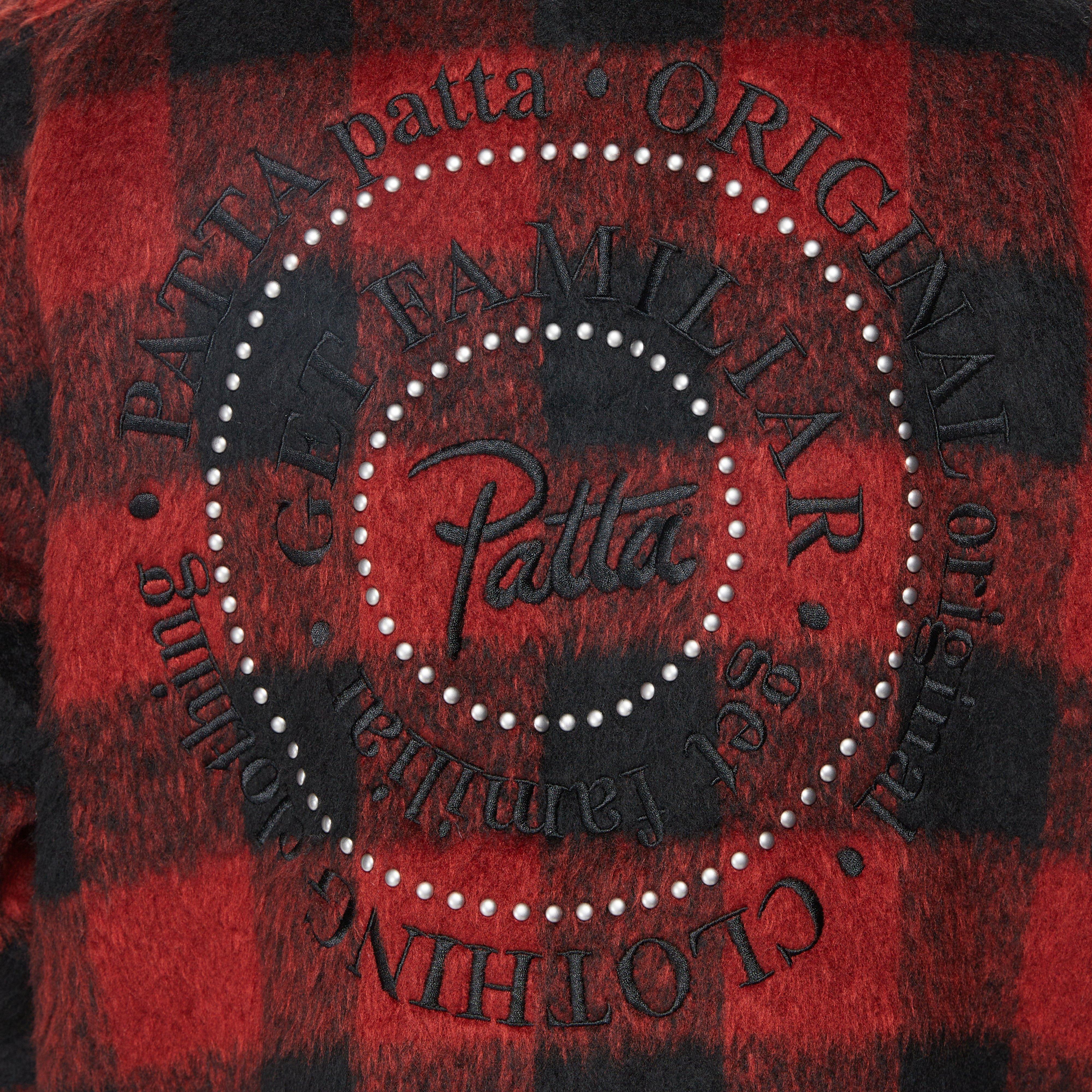 Patta Check Car Coat