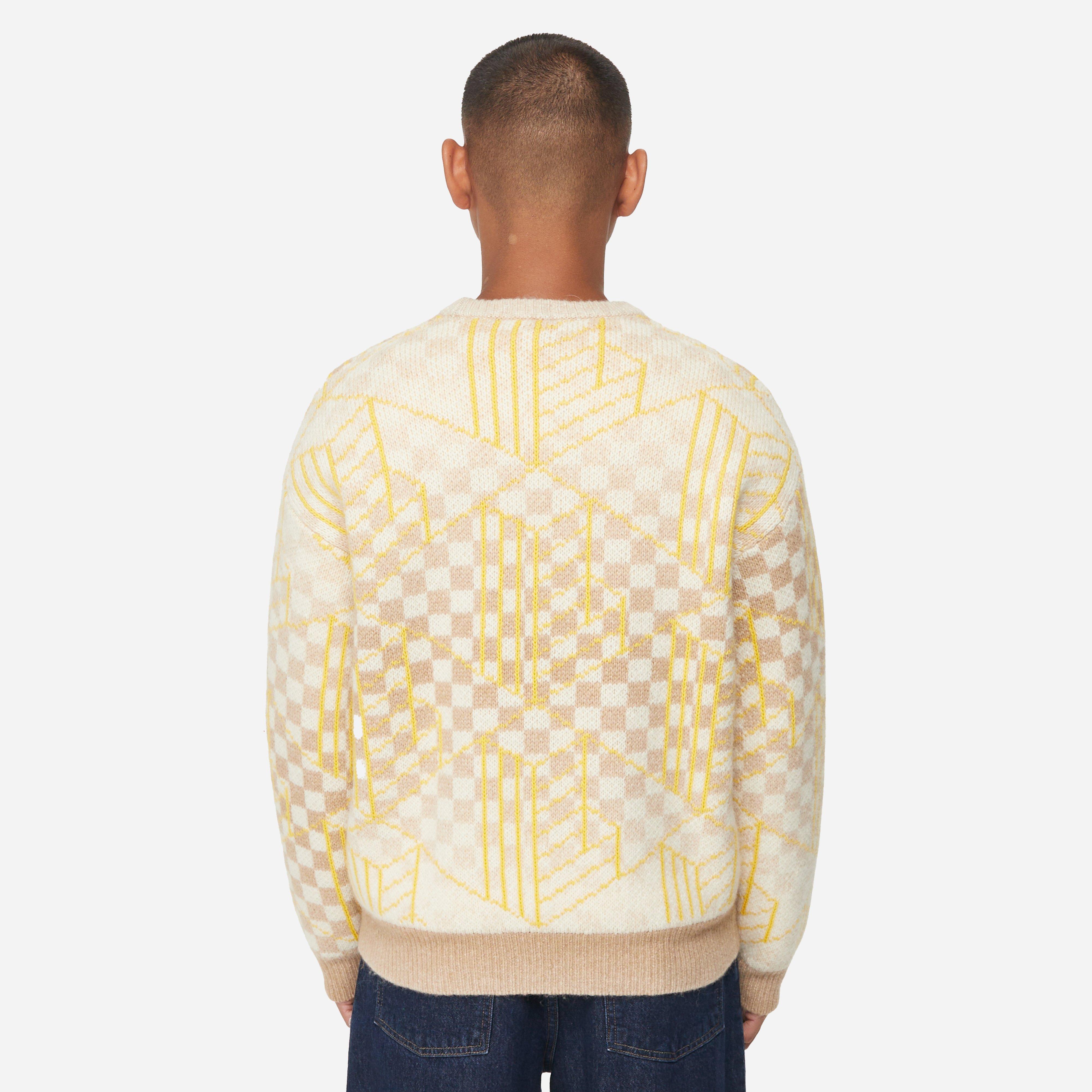 Lacoste Jacquard Checkerboard Sweater