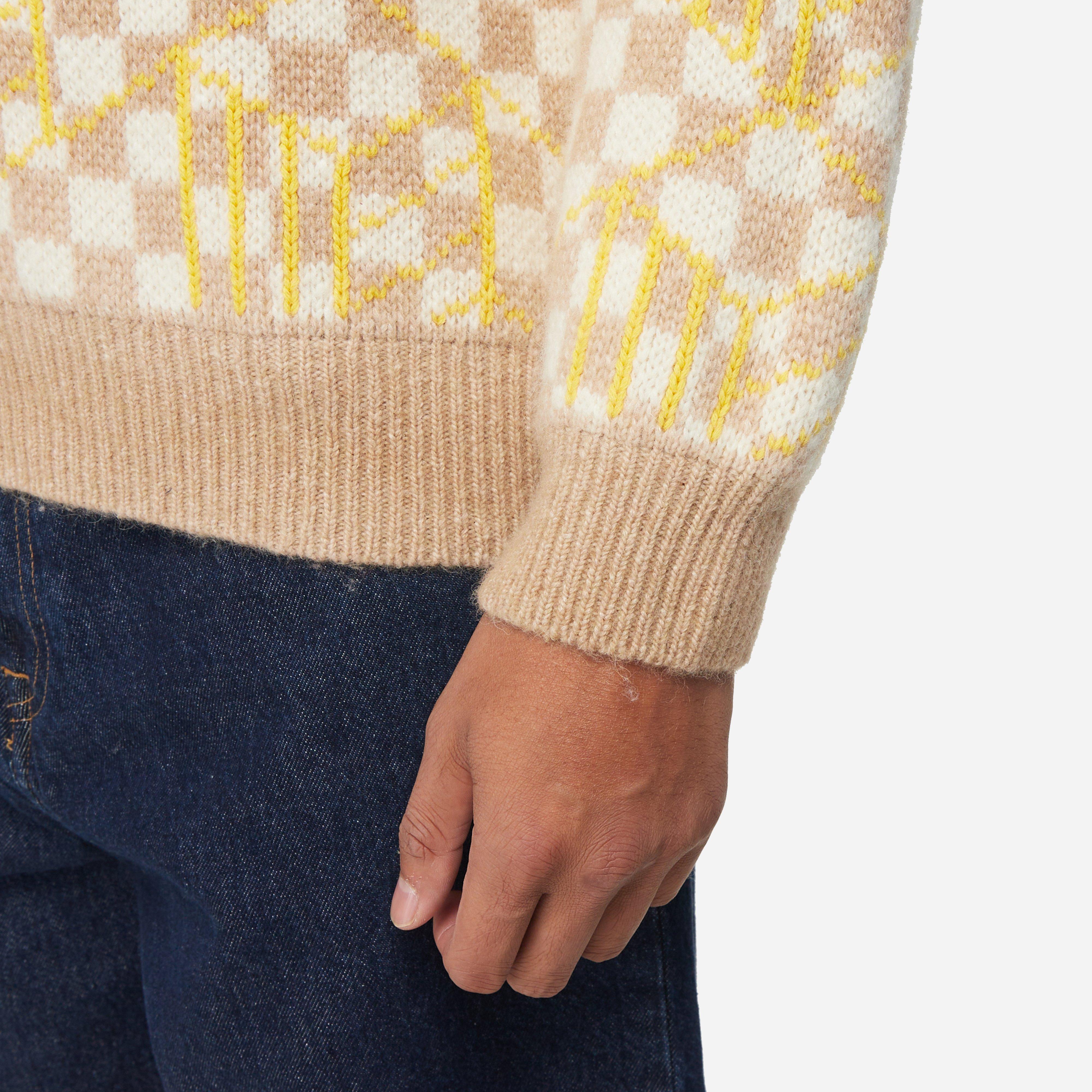 Lacoste Jacquard Checkerboard Sweater