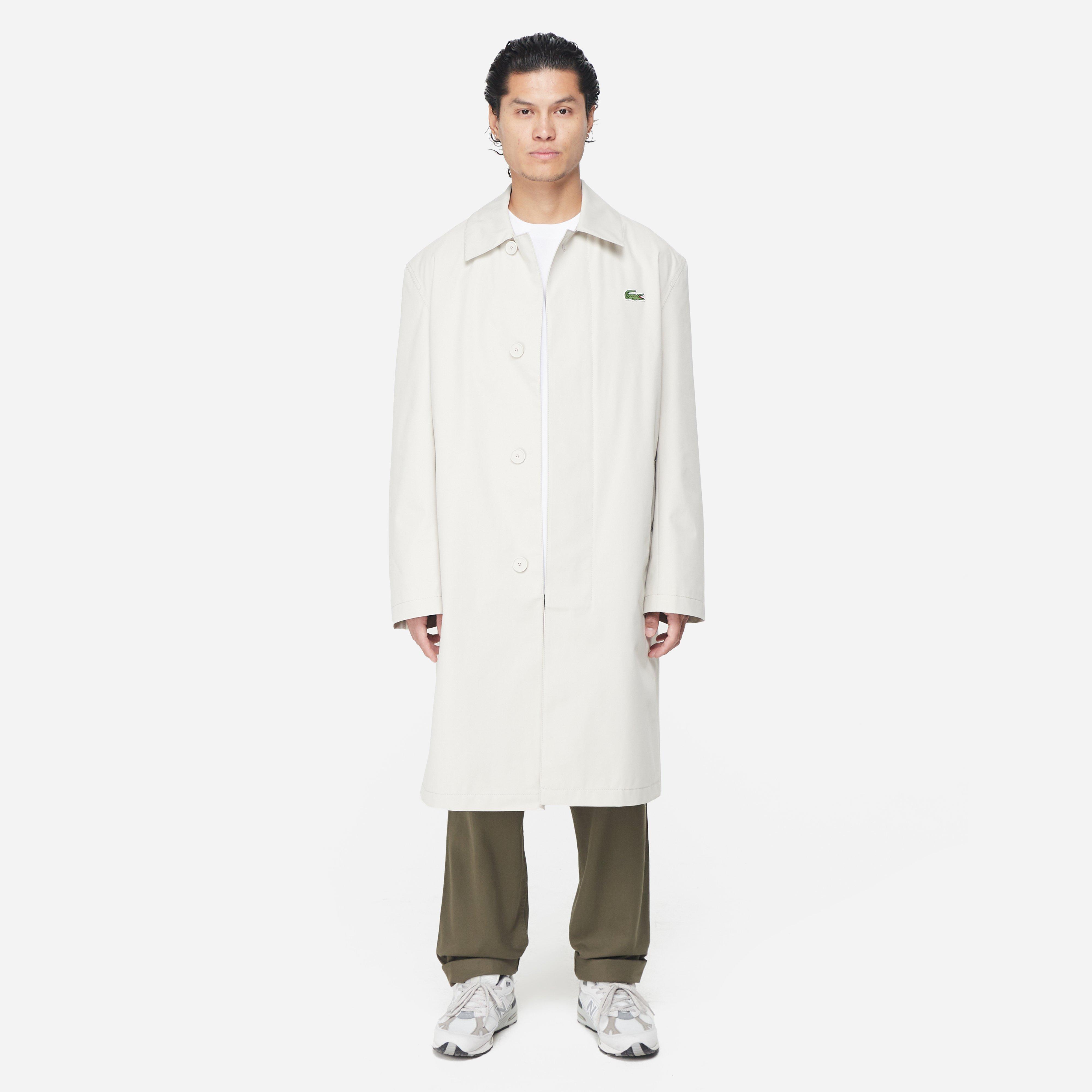 Lacoste Showerproof Cotton Twill Trench Coat