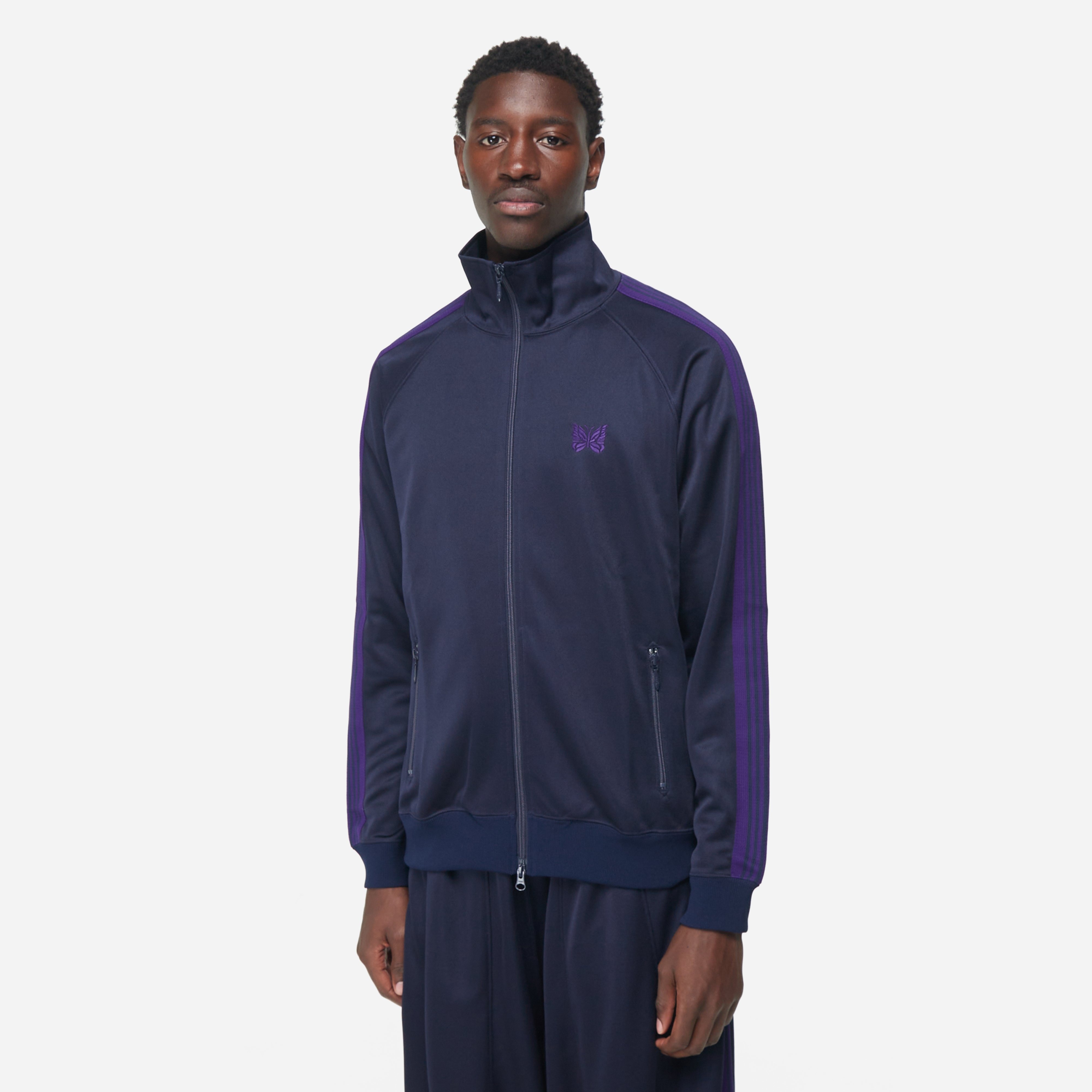 NAVY Needles Track Jacket Smooth | HIP