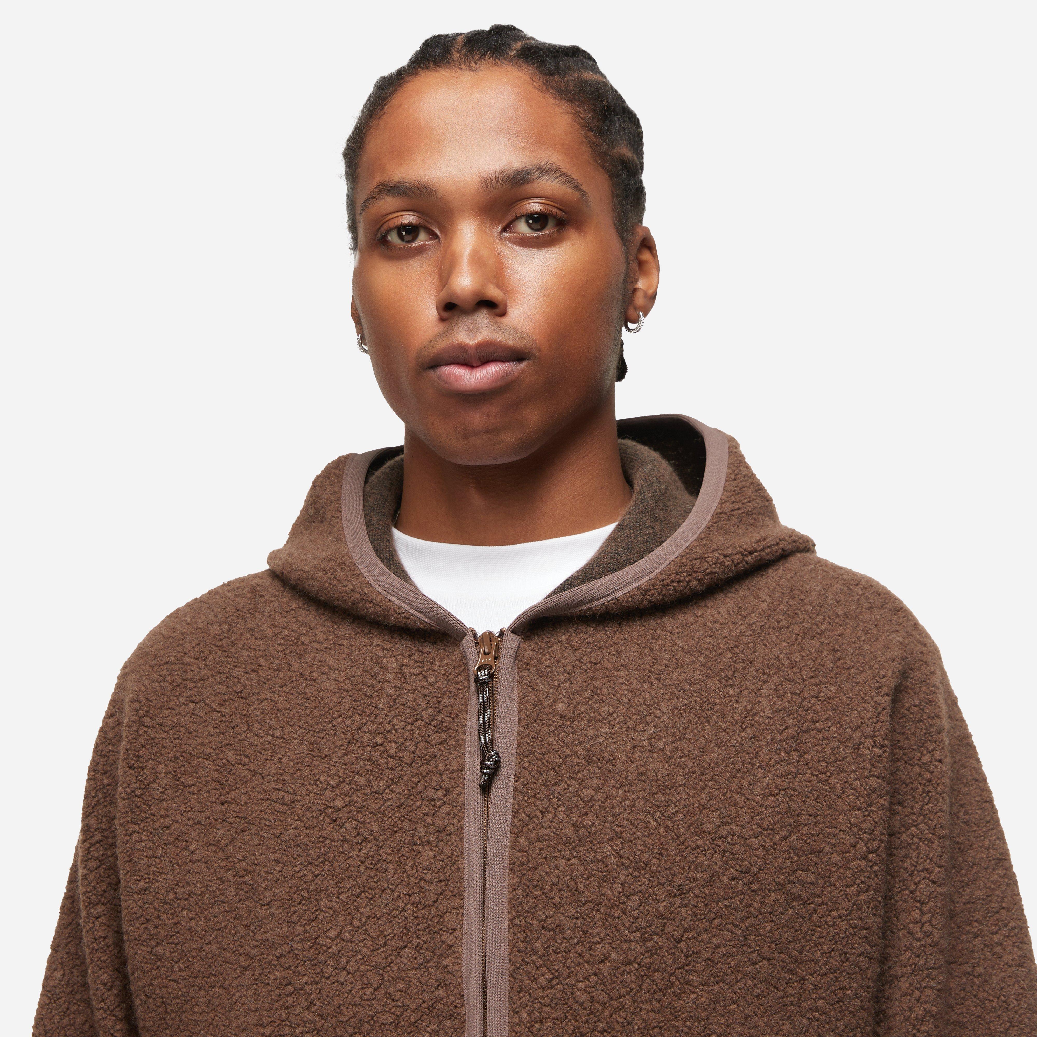 Pilgrim Surf Supply Leo Wool Fleece Zip Hoodie