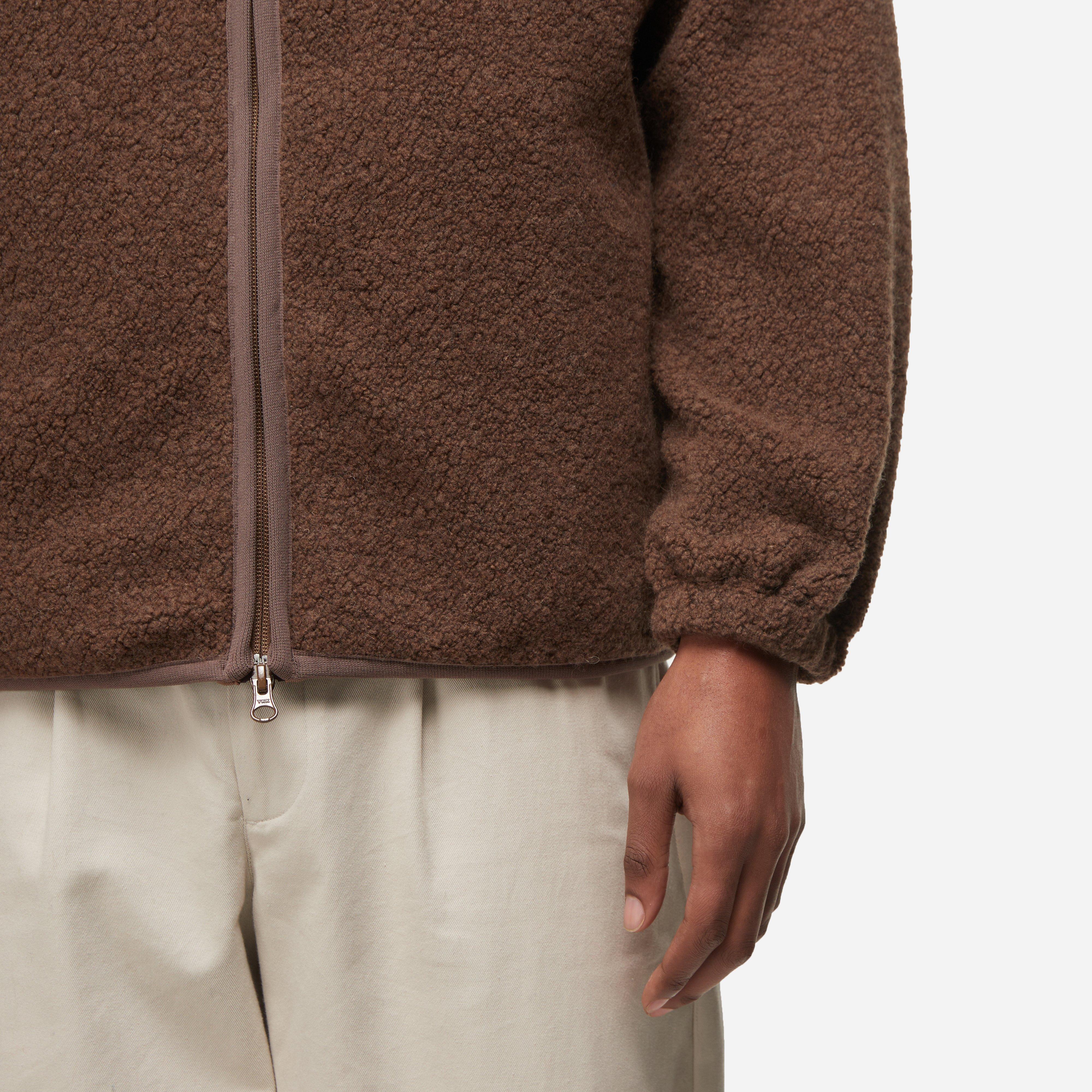 Pilgrim Surf Supply Leo Wool Fleece Zip Hoodie