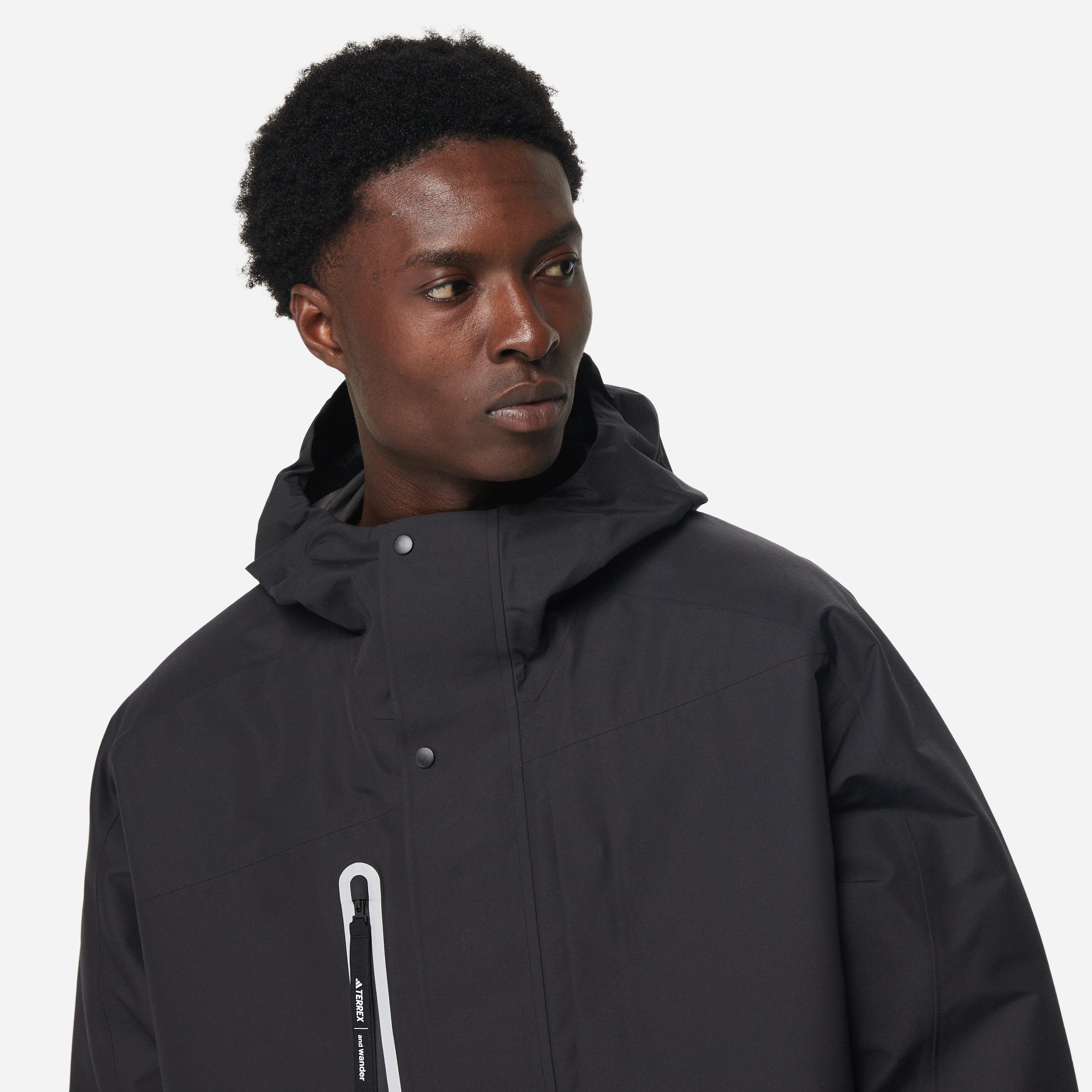 Black adidas Terrex x and Wander Xploric Jacket