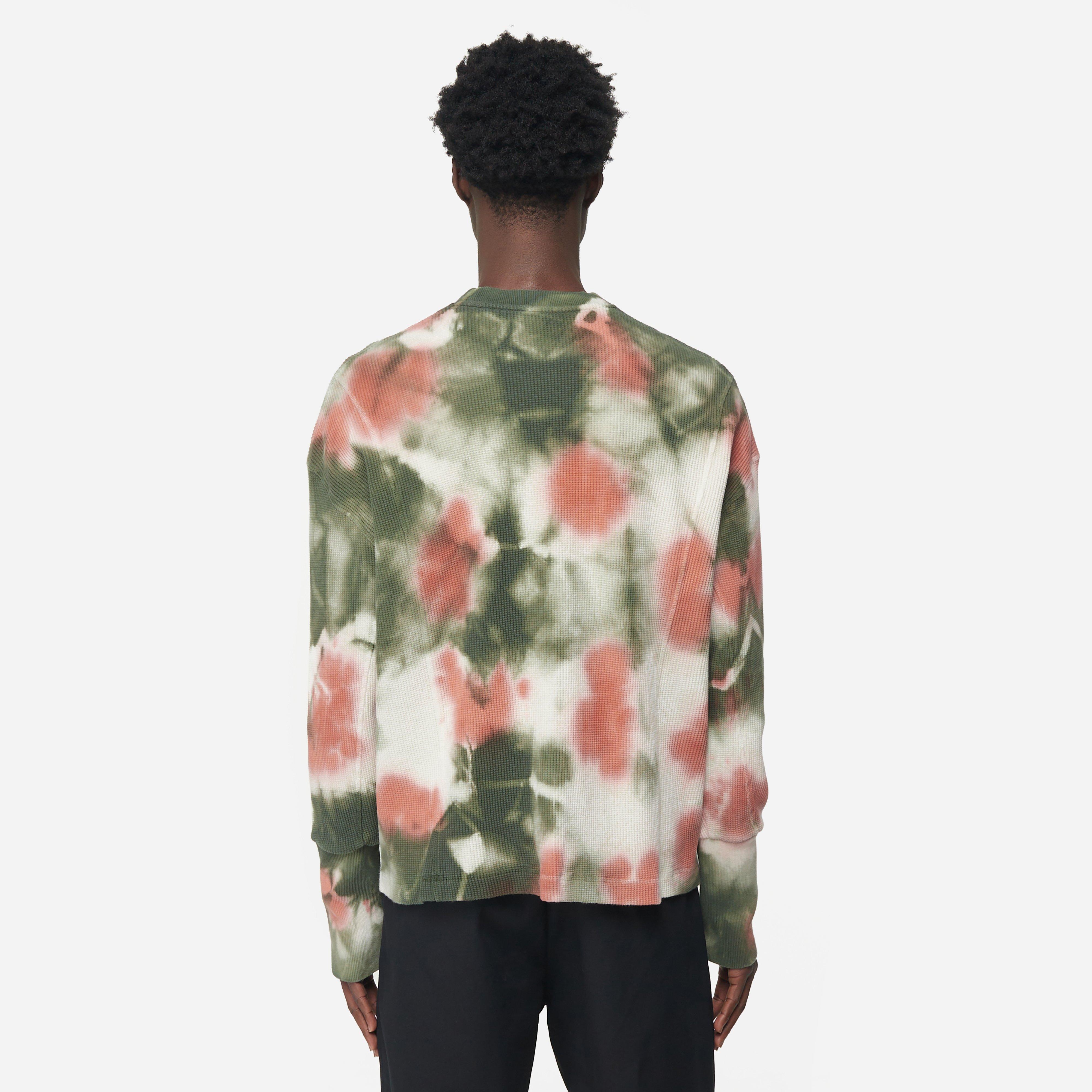 Nicholas Daley Tie-Dye Ribbed Knit Sweatshirt