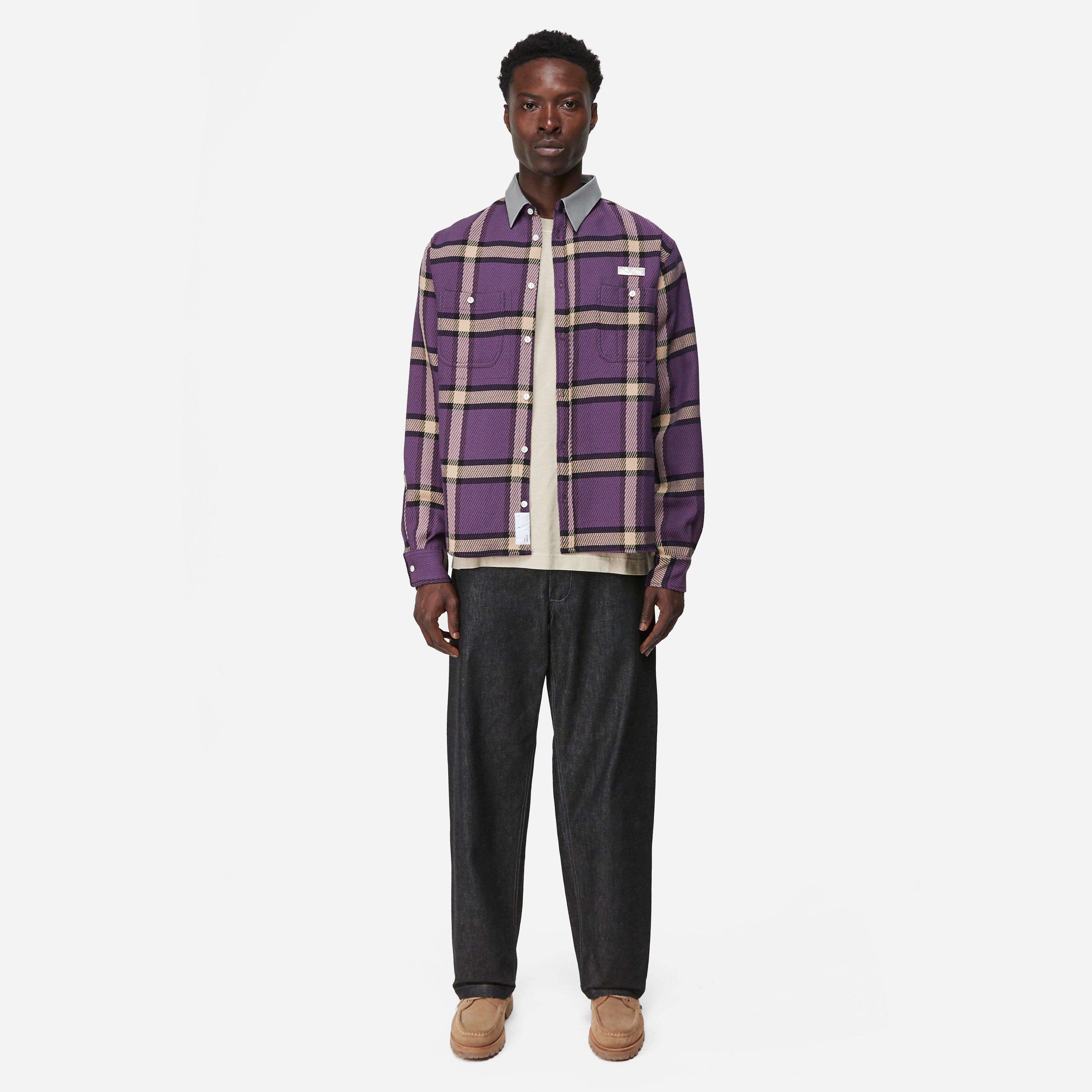 4SDESIGNS LS UTIL SHIRT PURP