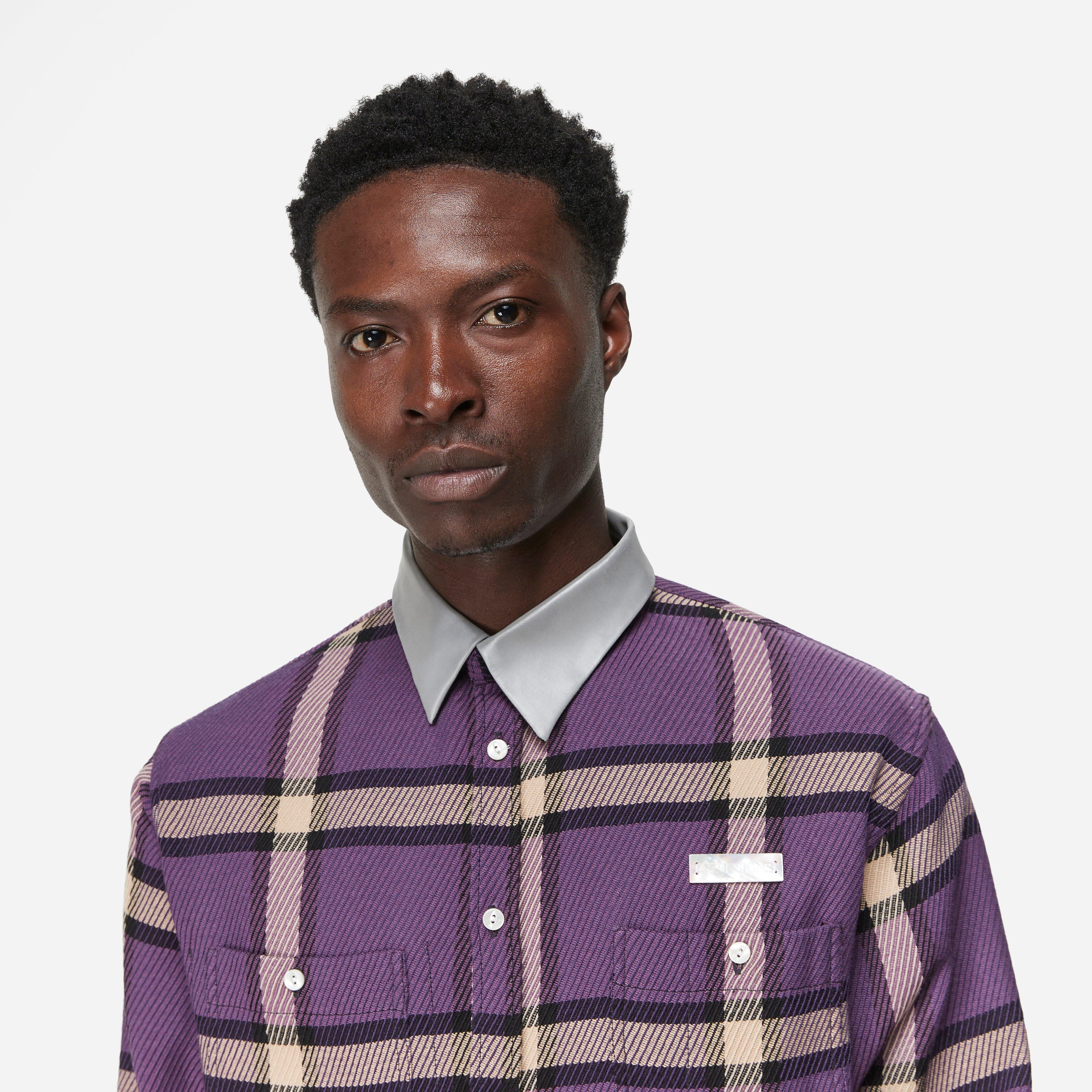 4SDESIGNS LS UTIL SHIRT PURP