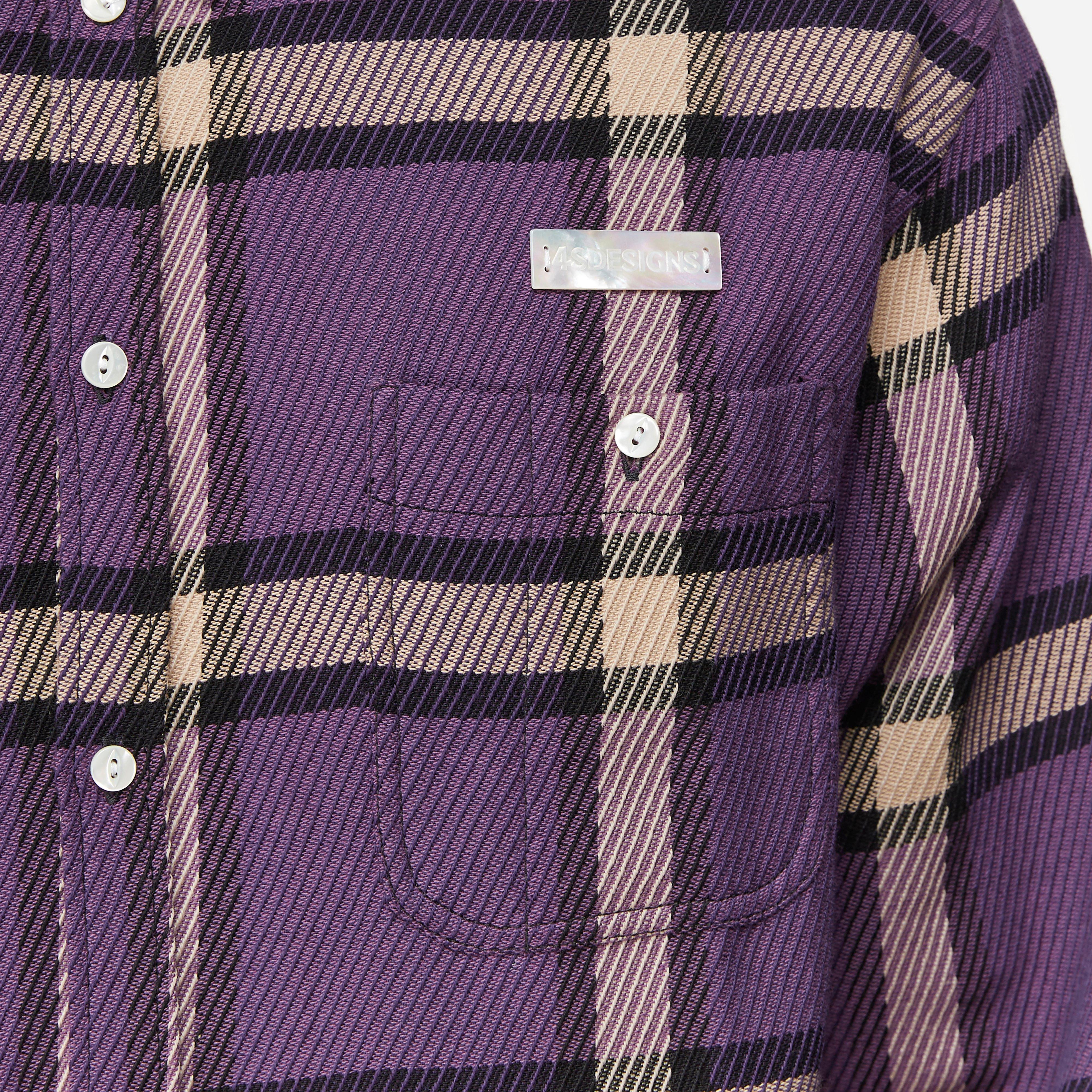 4SDESIGNS LS UTIL SHIRT PURP
