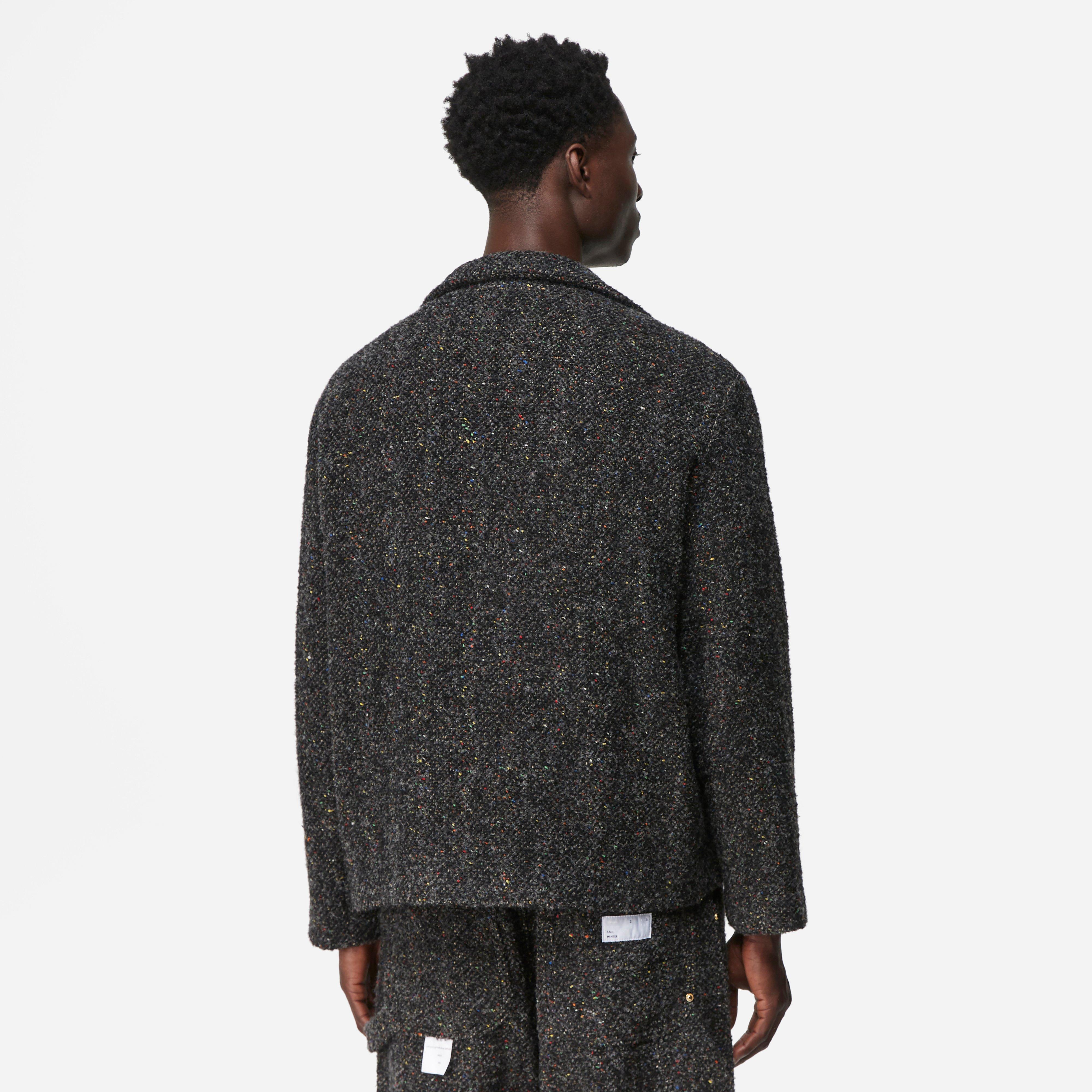 4SDESIGNS TWEED SHIRT BLAZER