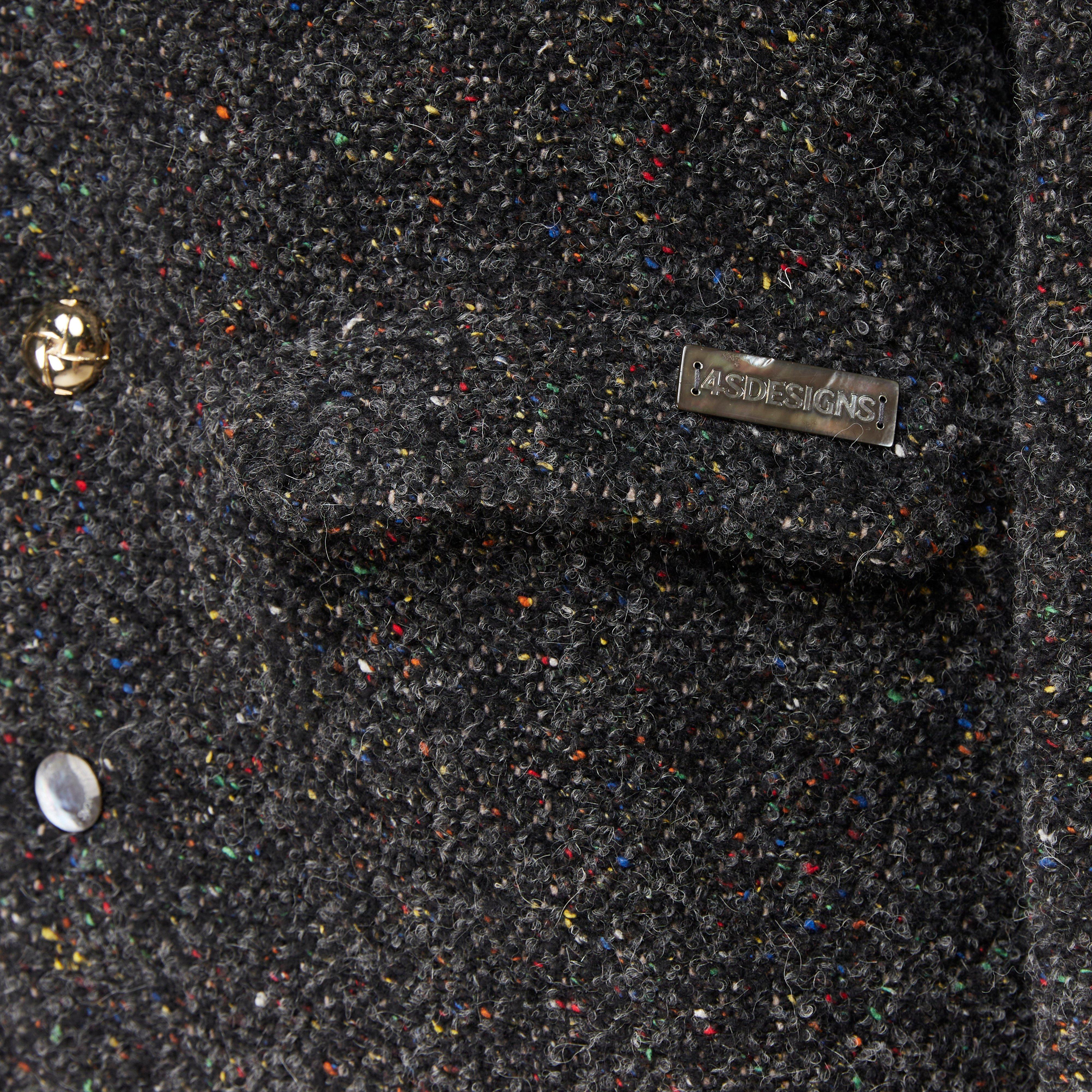 4SDESIGNS TWEED SHIRT BLAZER