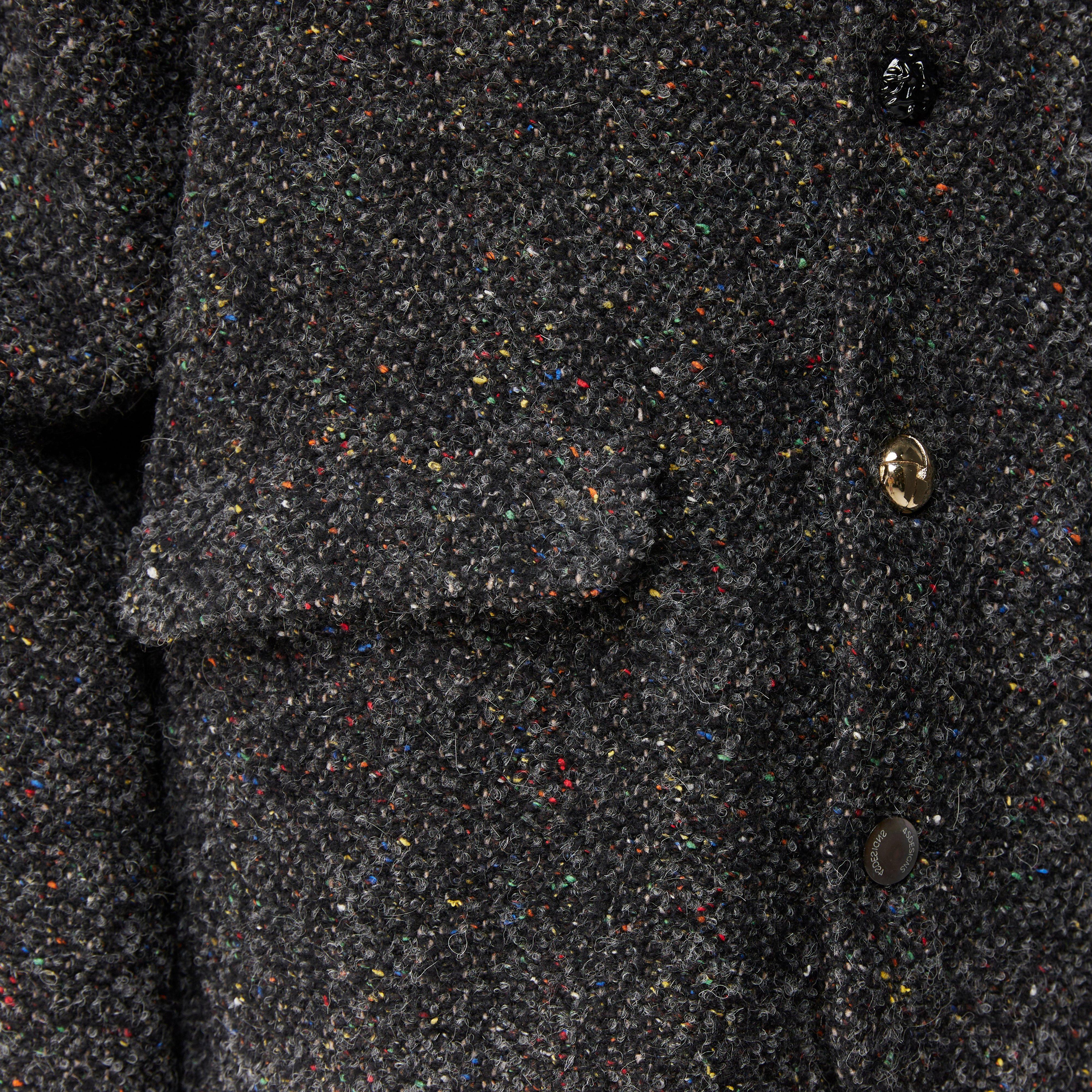 4SDESIGNS TWEED SHIRT BLAZER
