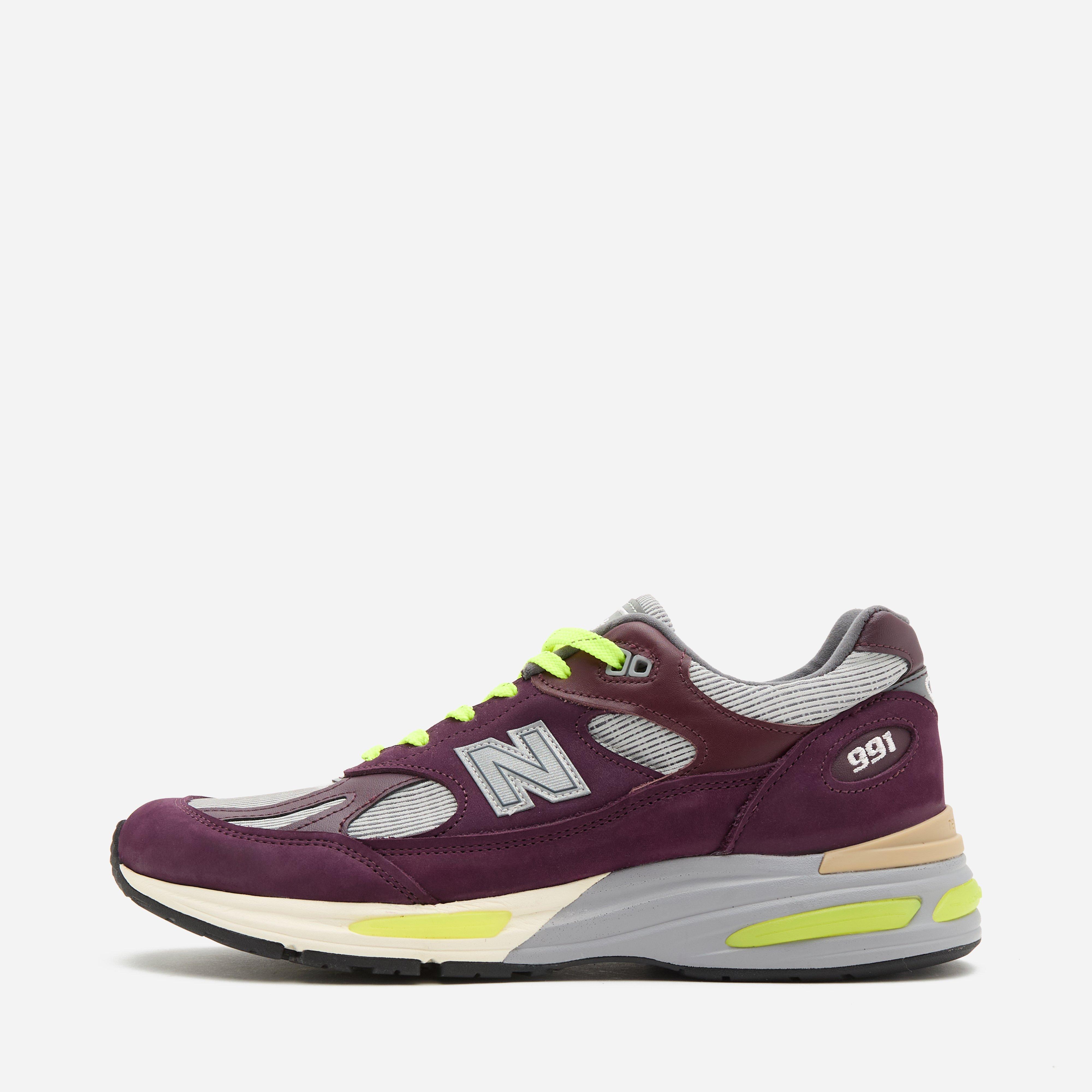 New balance best sale 992 purple grey