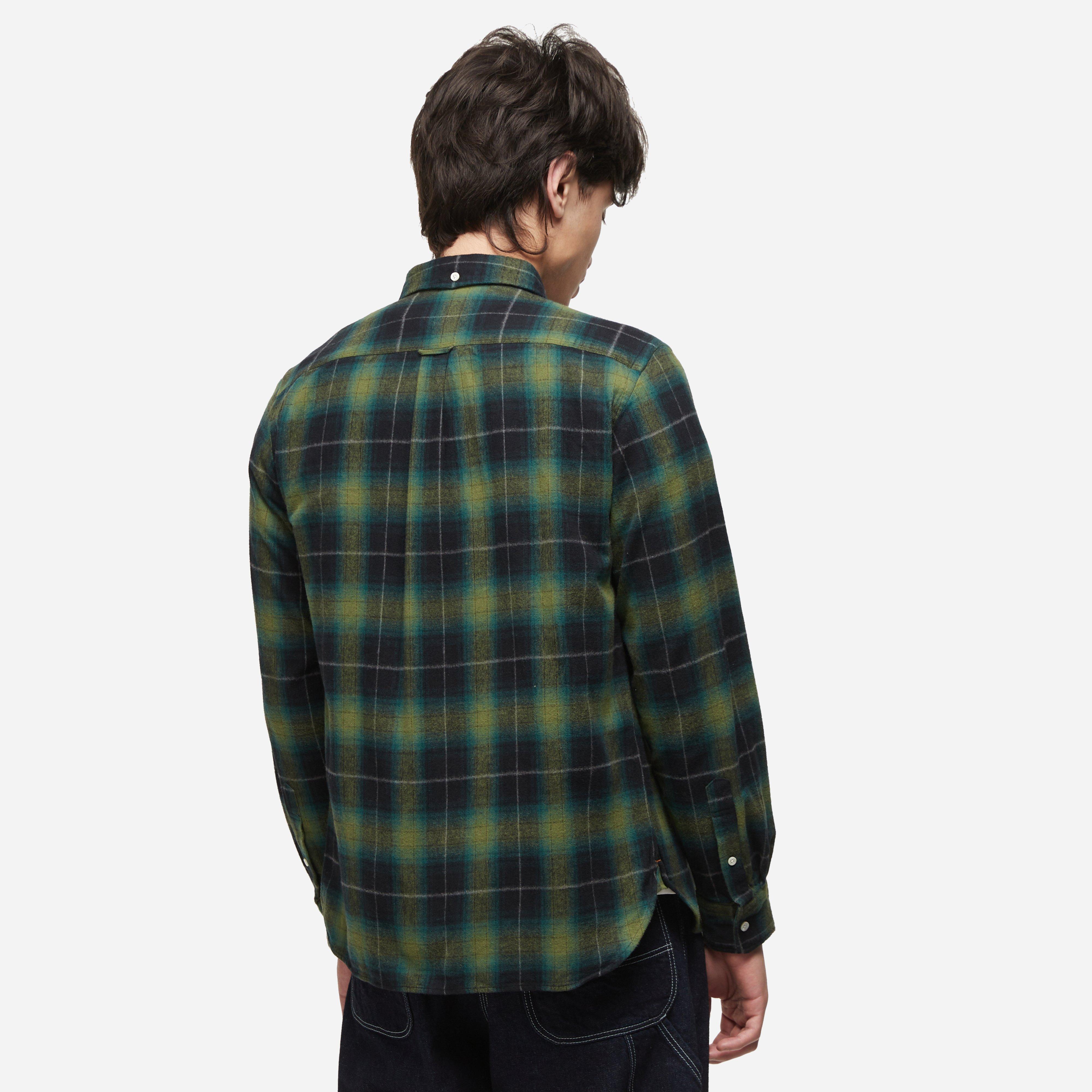 Beams Plus Shaggy Tartan Check Button Down Shirt