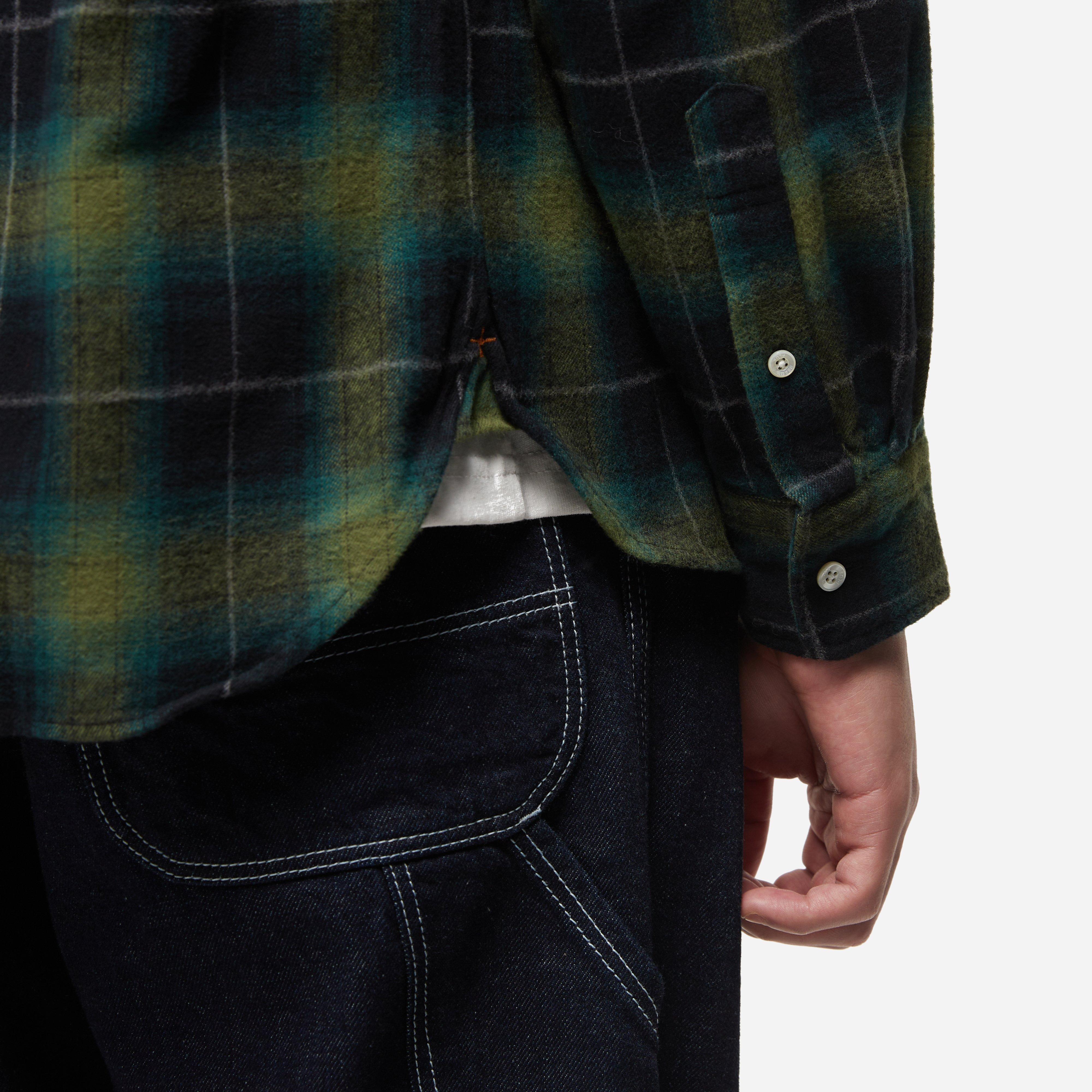 Beams Plus Shaggy Tartan Check Button Down Shirt