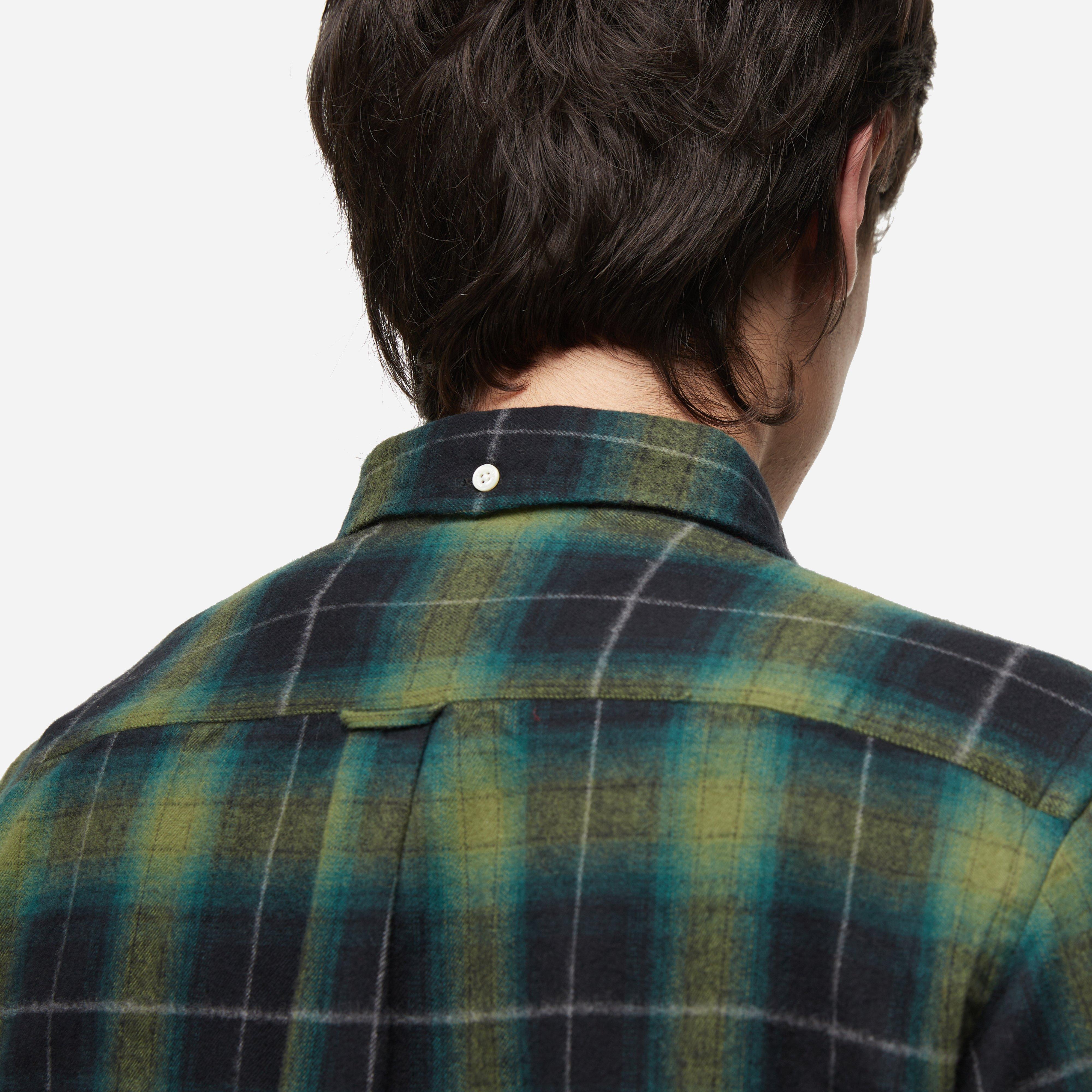 Beams Plus Shaggy Tartan Check Button Down Shirt
