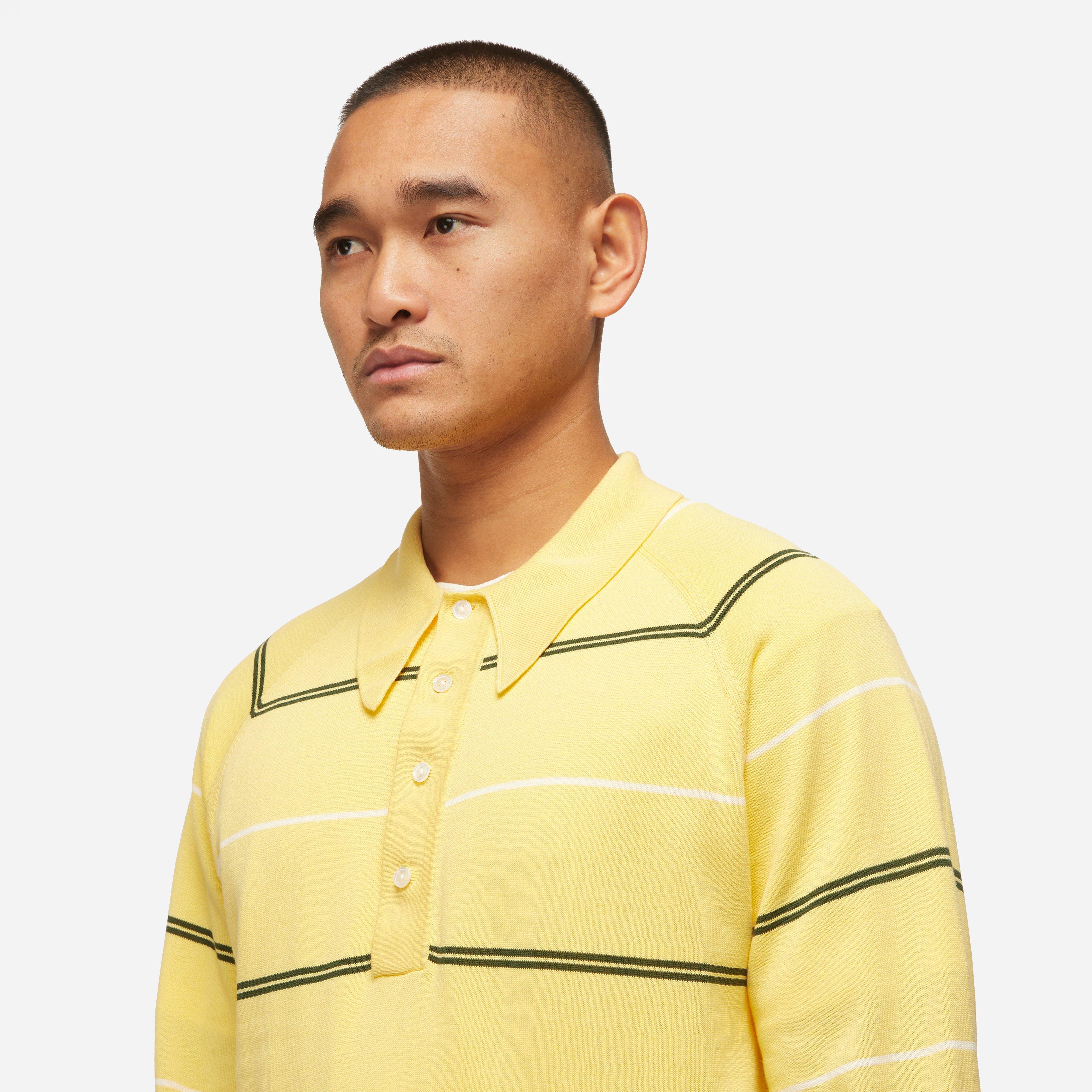 Beams Plus 14-Gauge Raglan Sleeve Polo Shirt