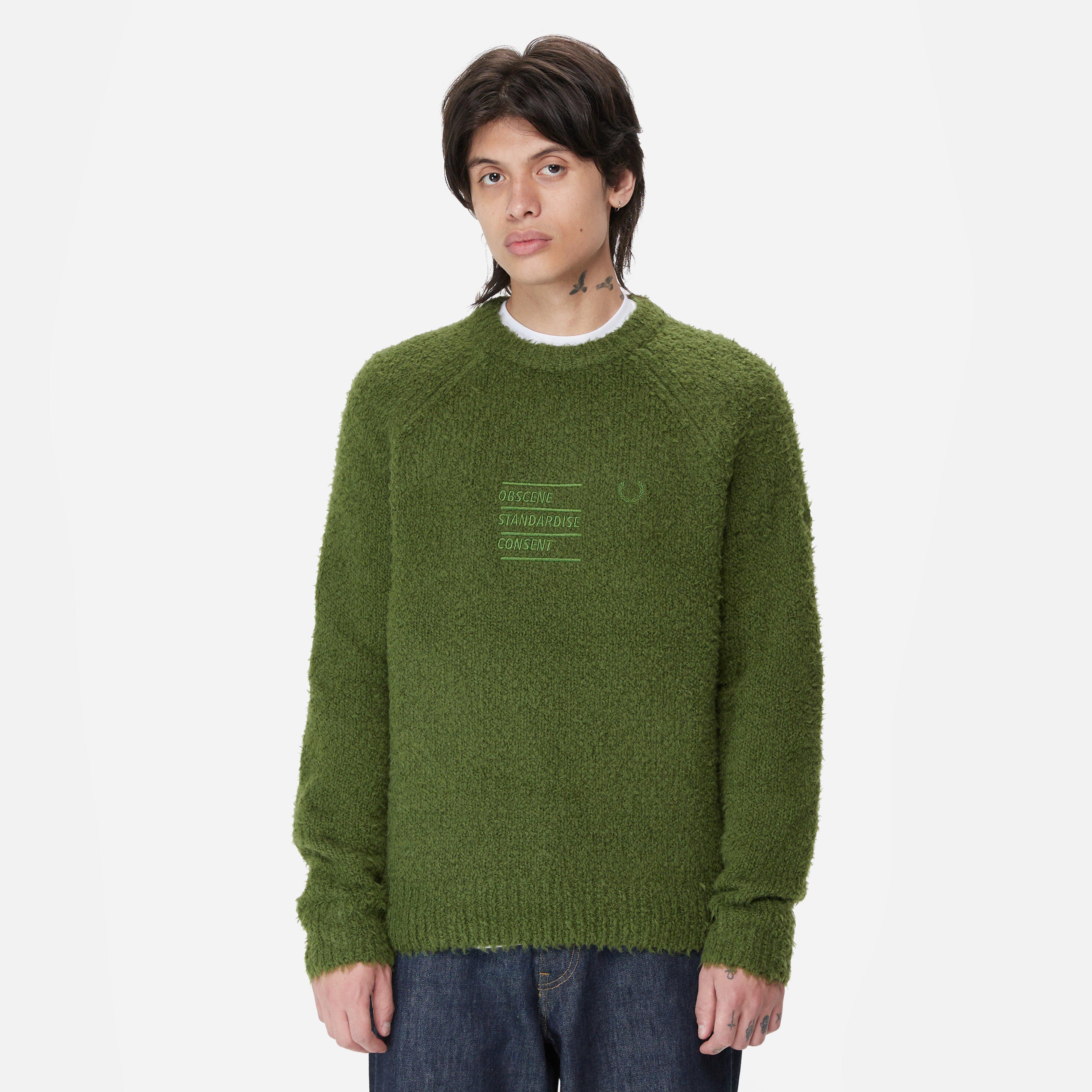 Fred perry clearance green sweater