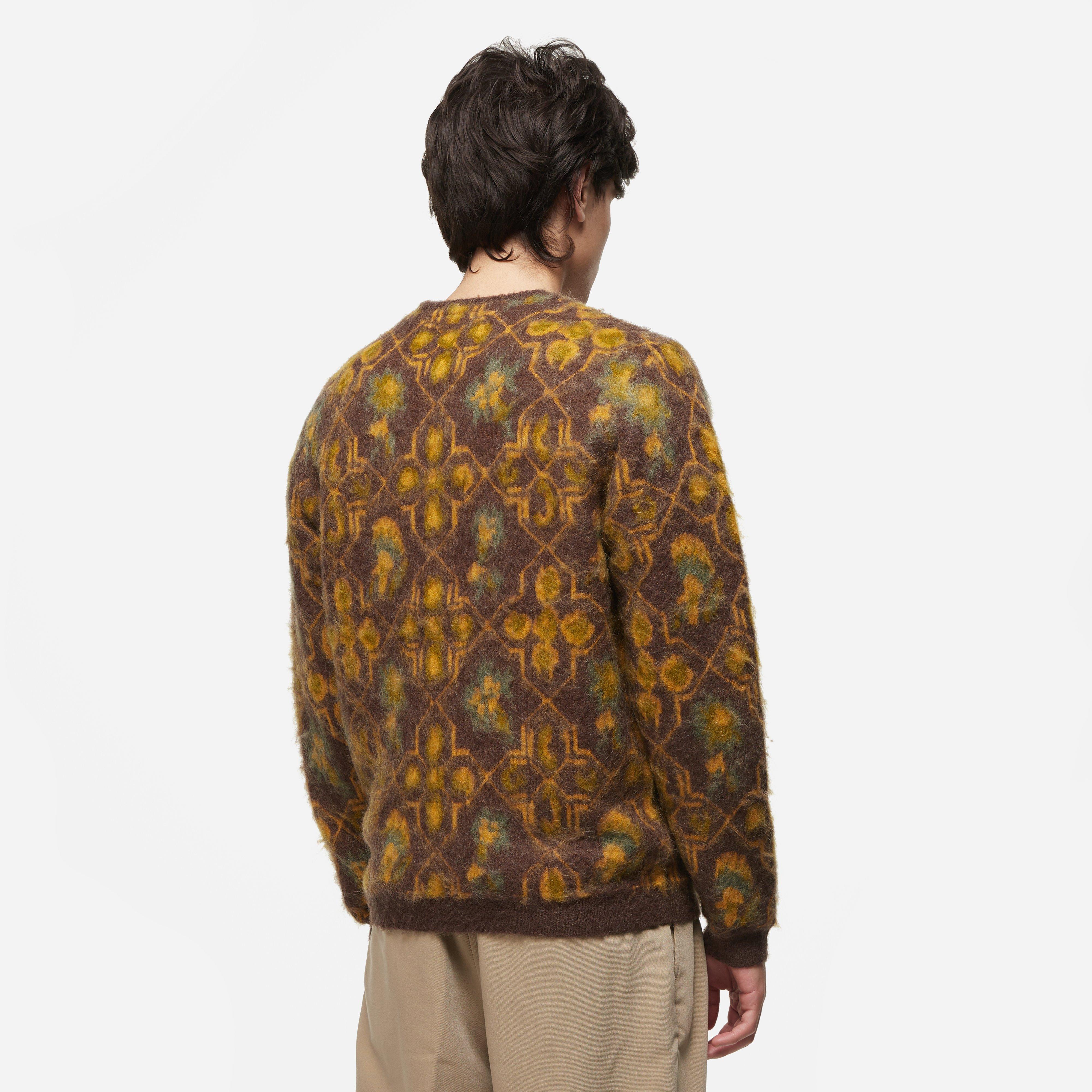Beams Plus Botanical Jacquard Cardigan