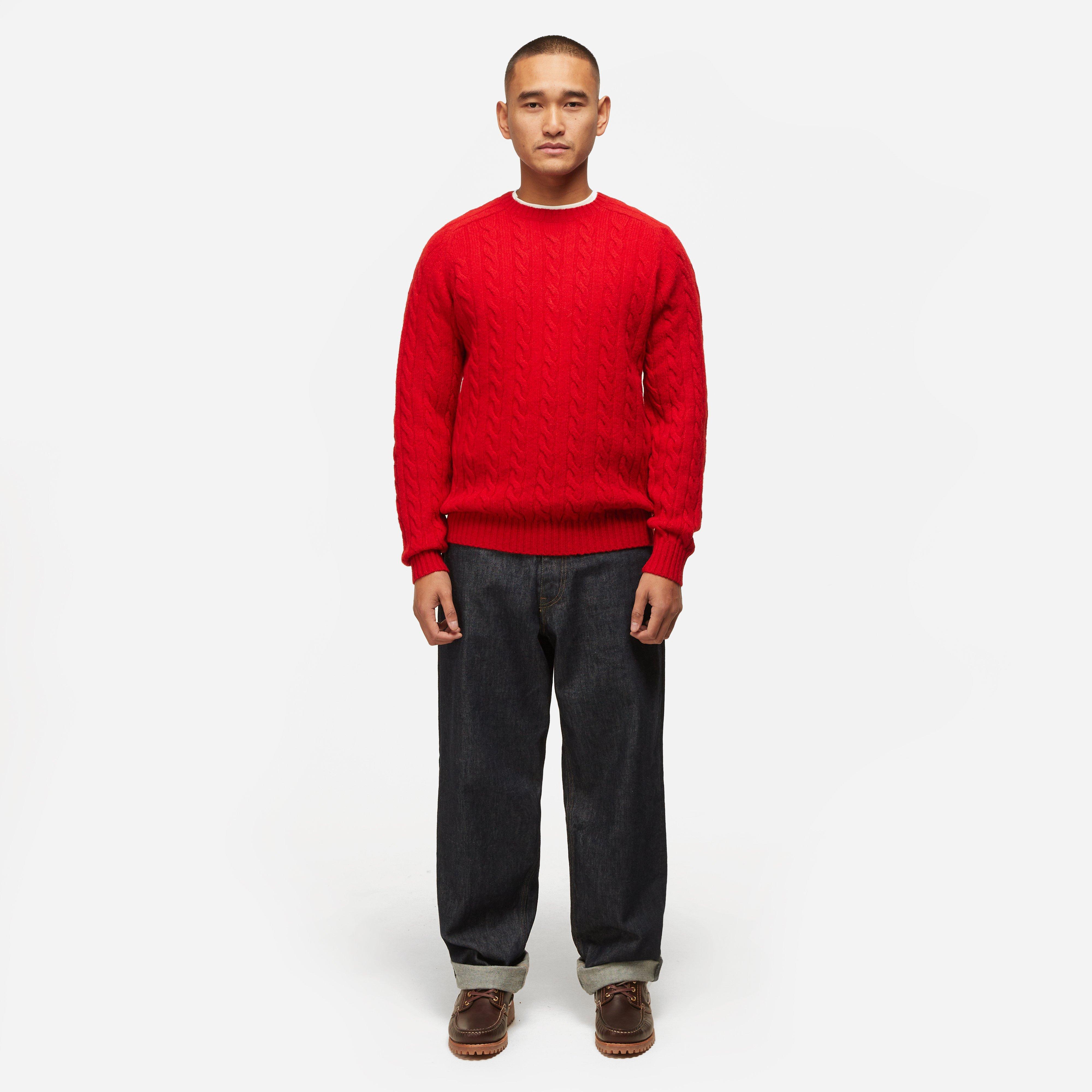 Beams Plus Cable Knit Jumper