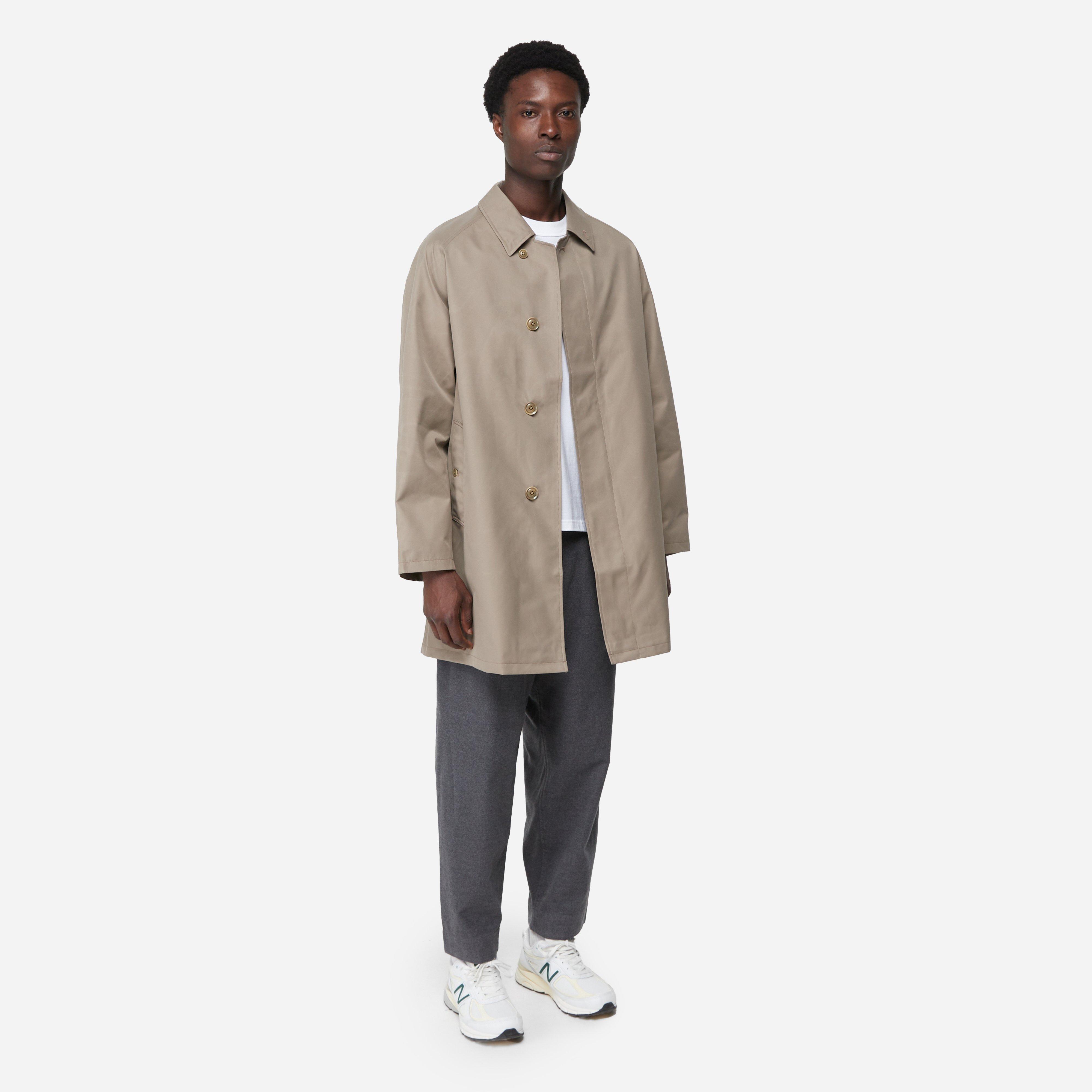 Beige Nanamica GORE-TEX Soutien Collar Coat | HIP