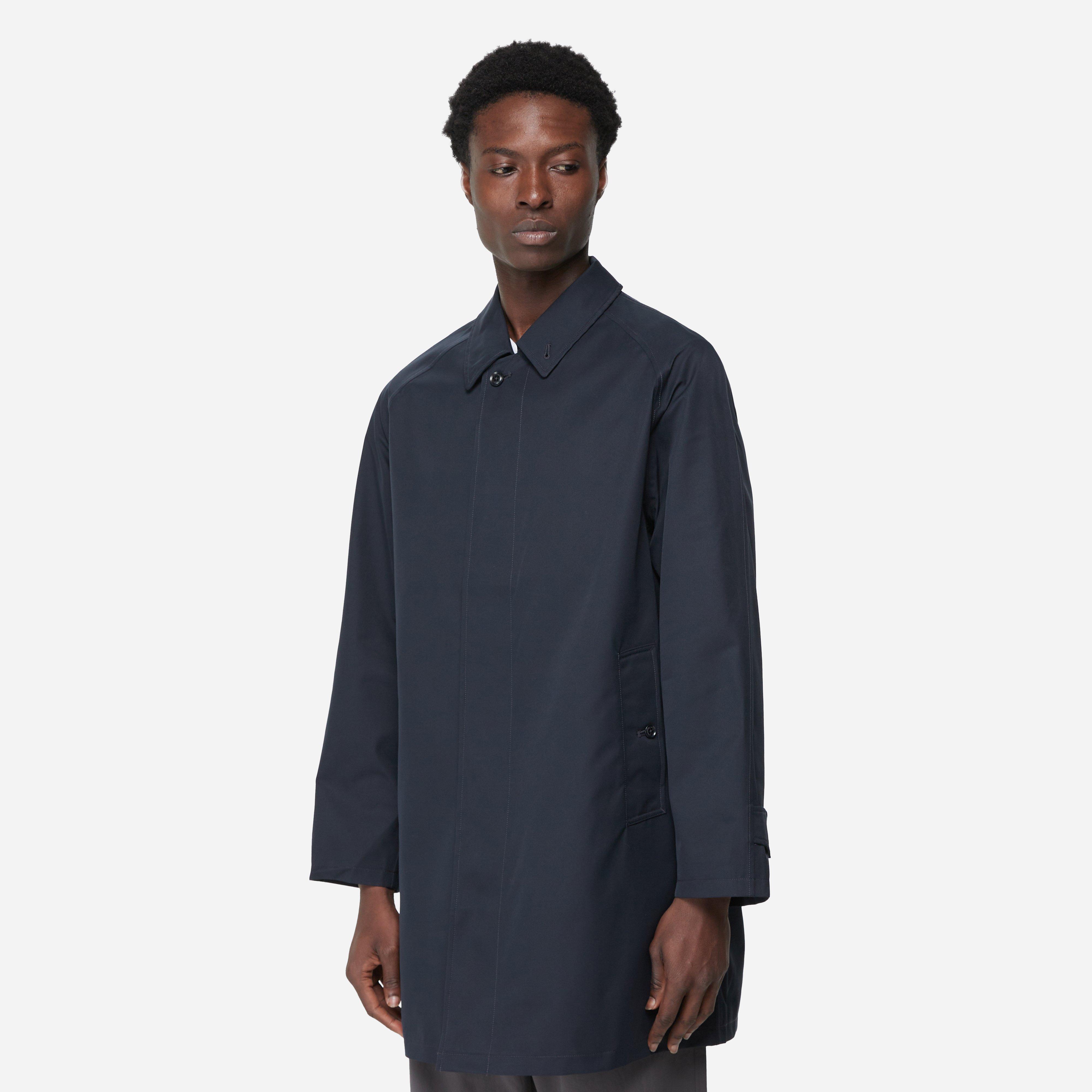 Navy Nanamica GORE-TEX Soutien Collar Coat | HIP