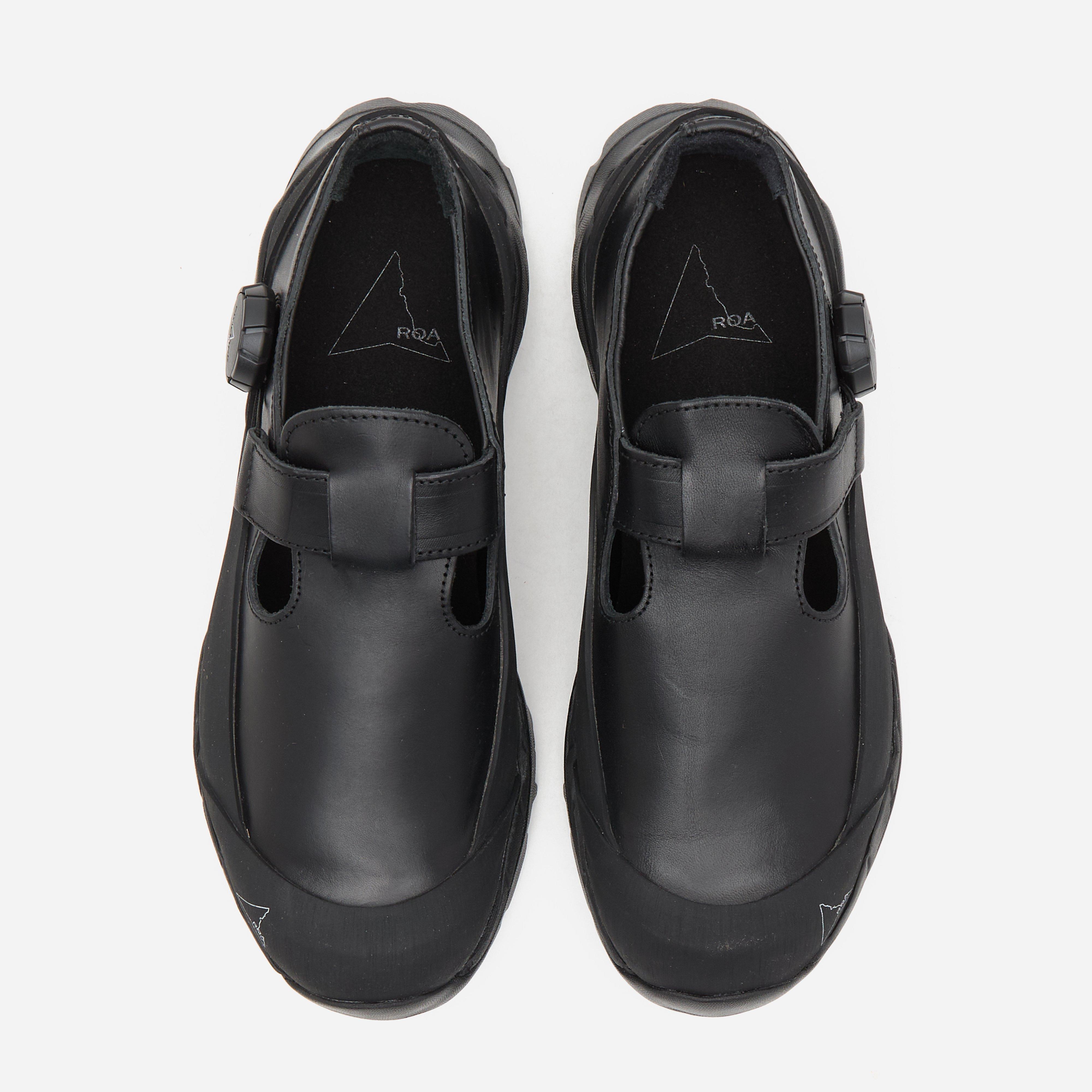 Black ROA Mary Jane Loafer Women's | HIP