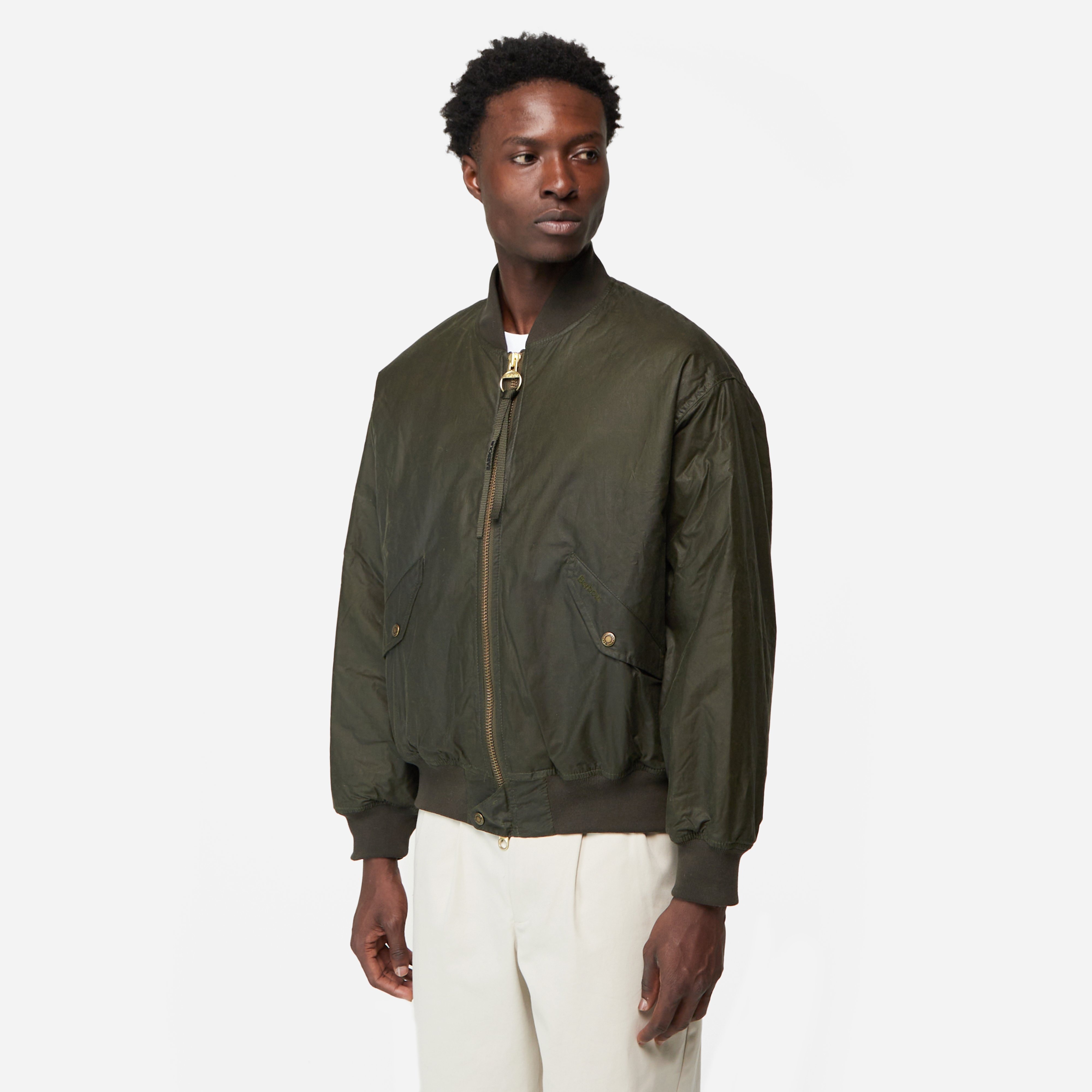 Adidas originals l-wax hotsell military coat jacket green