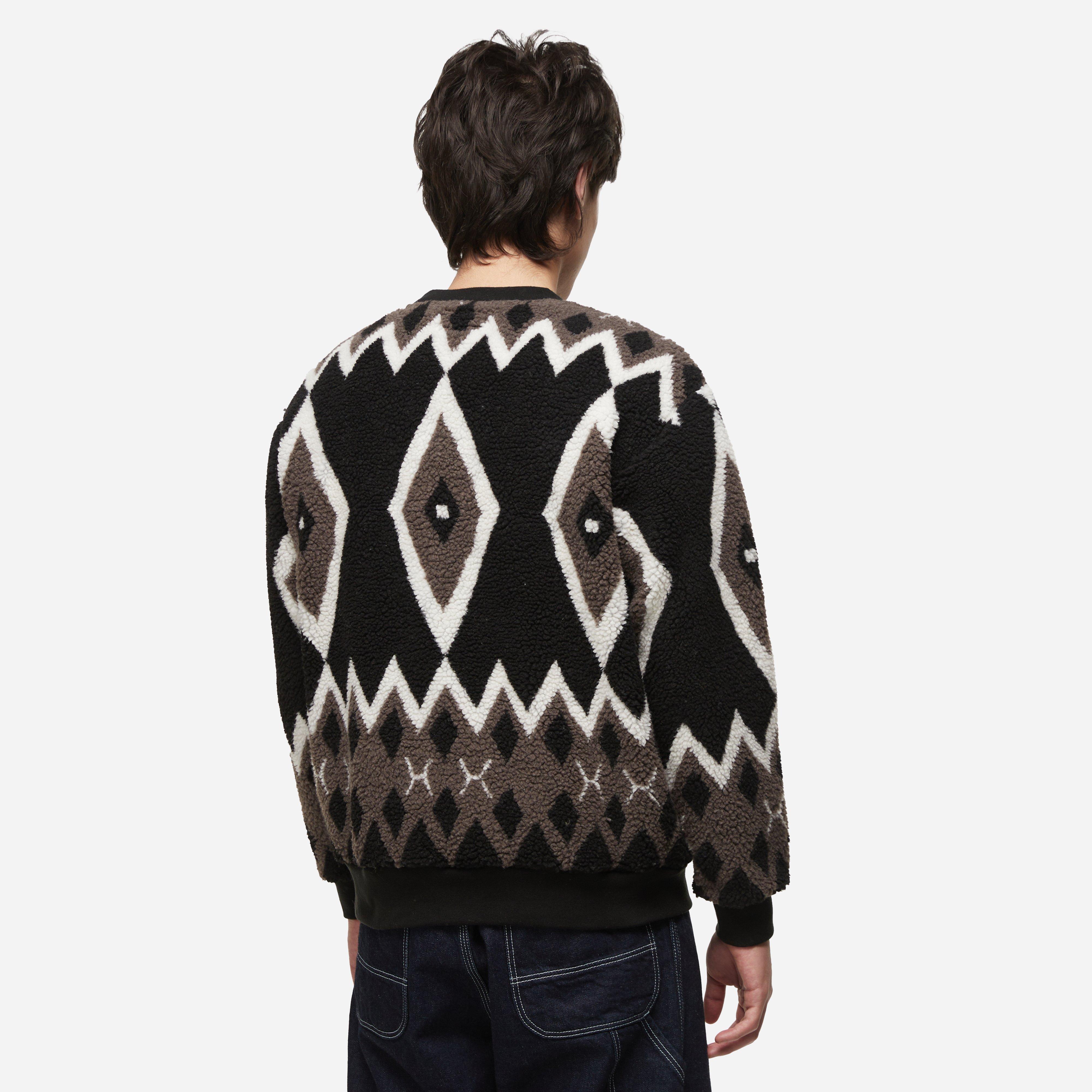 Beams Plus Jacquard Boa Fleece Sweatshirt