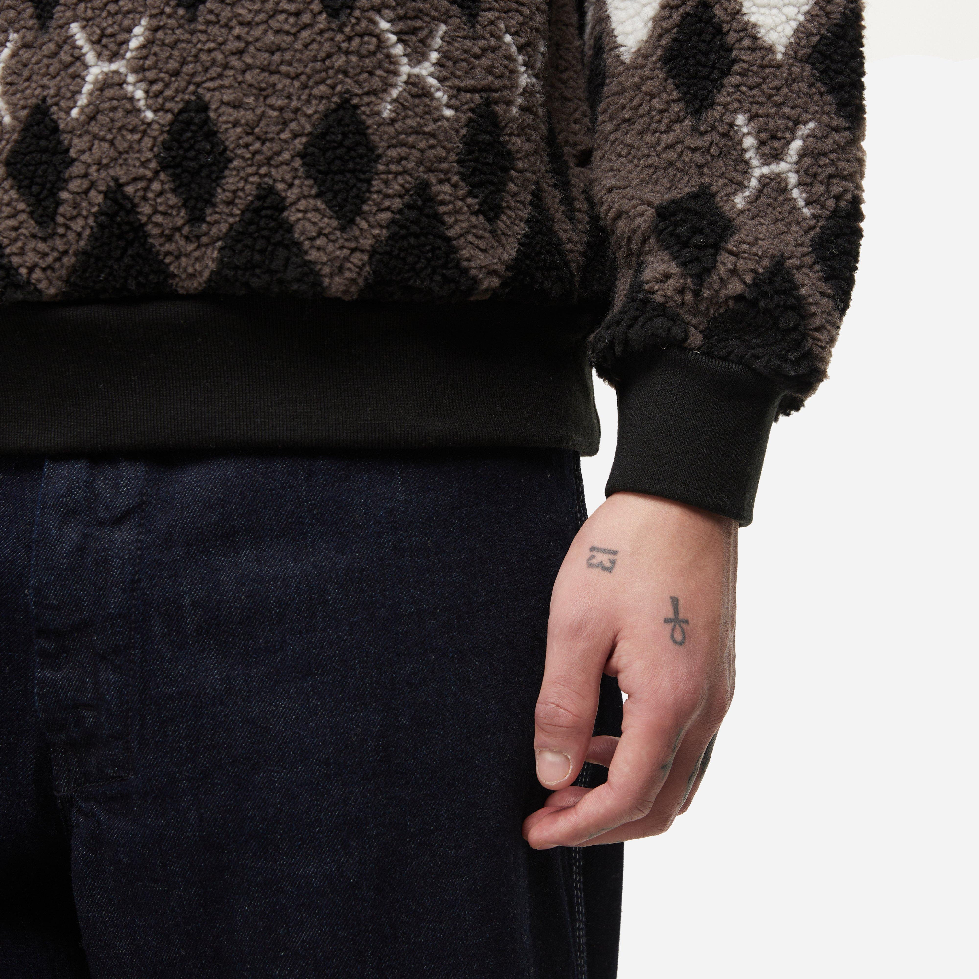 Beams Plus Jacquard Boa Fleece Sweatshirt