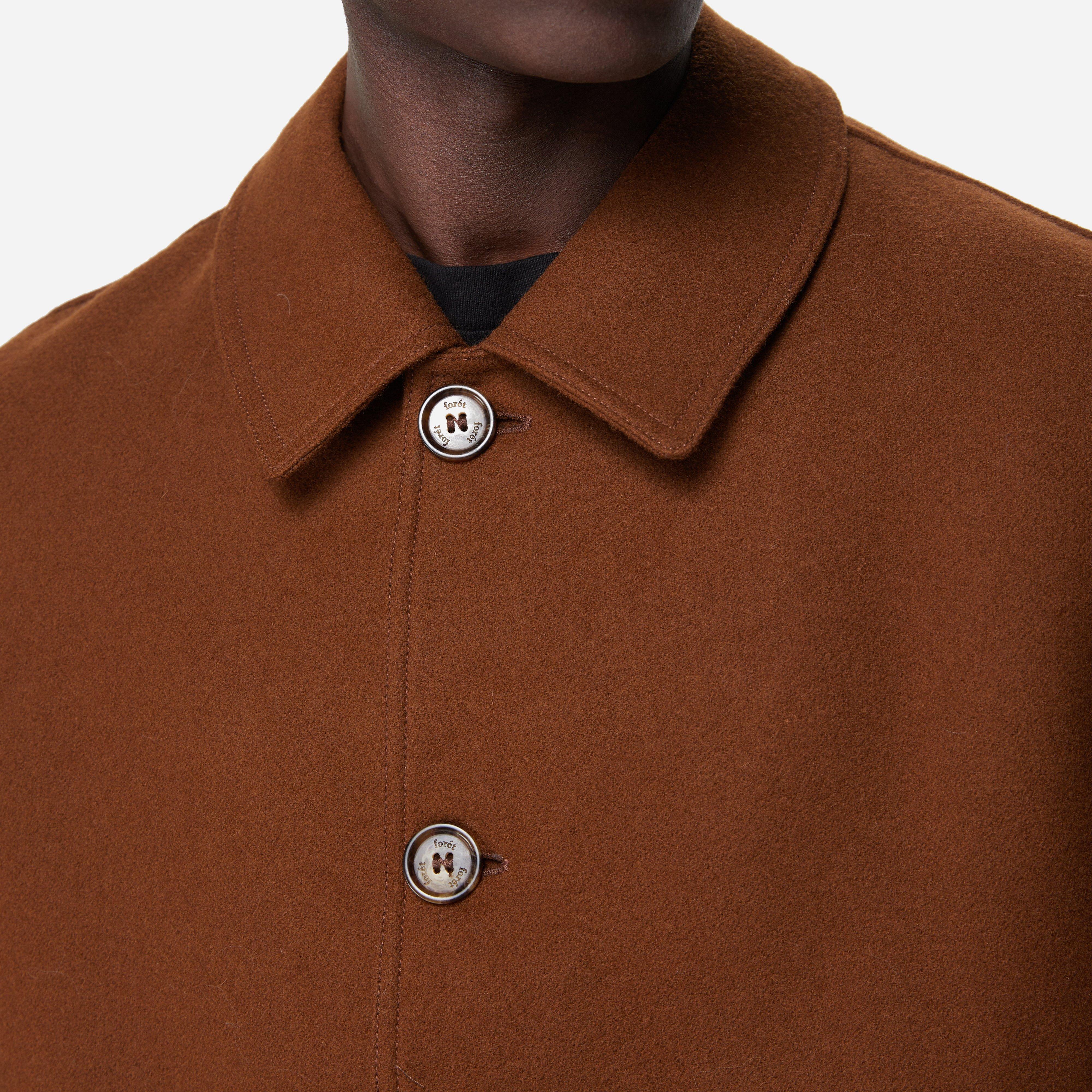 Foret Shelter Wool Long Coat