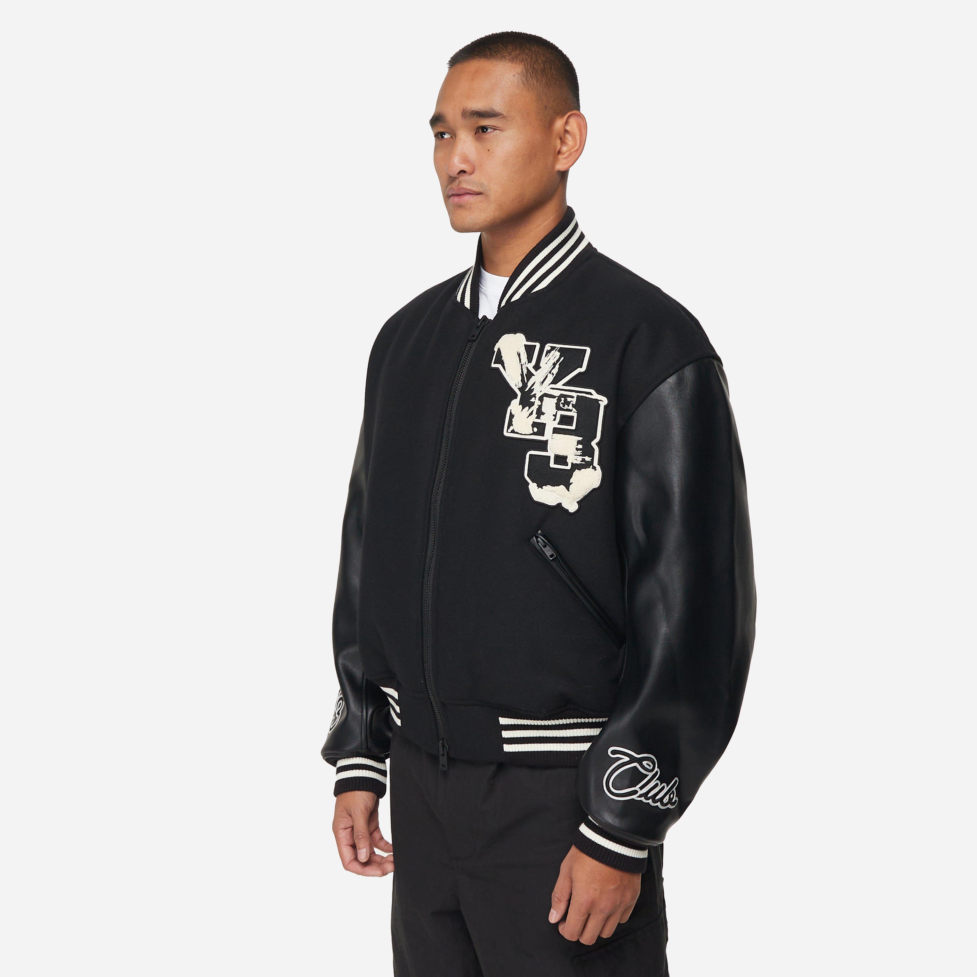 Adidas deals letterman jacket